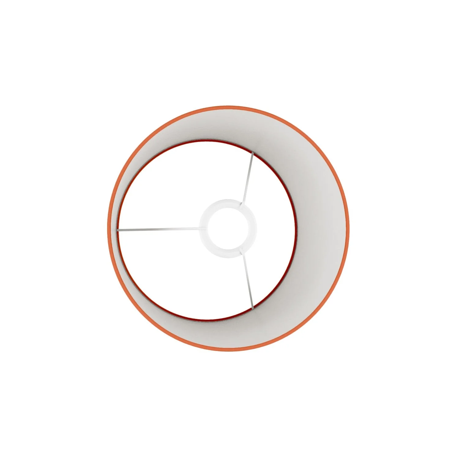 Abat-jour Athena avec douille E27 pour lampe de table ou sur pied - Fabriqué en Italie - Cinette Écrevisse - Image 3