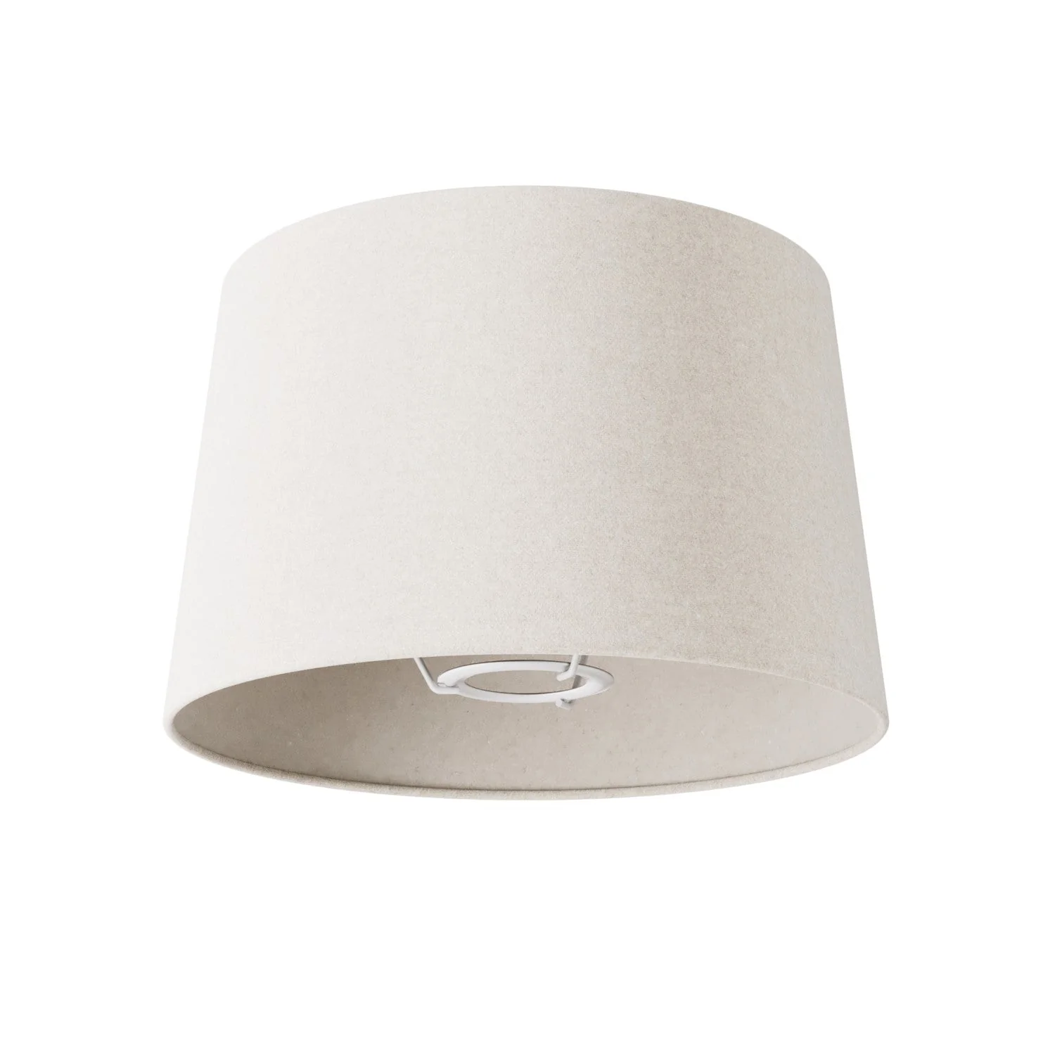Abat-jour Athena avec douille E27 pour lampe de table ou lampadaire - Made in Italy - Laine Sable