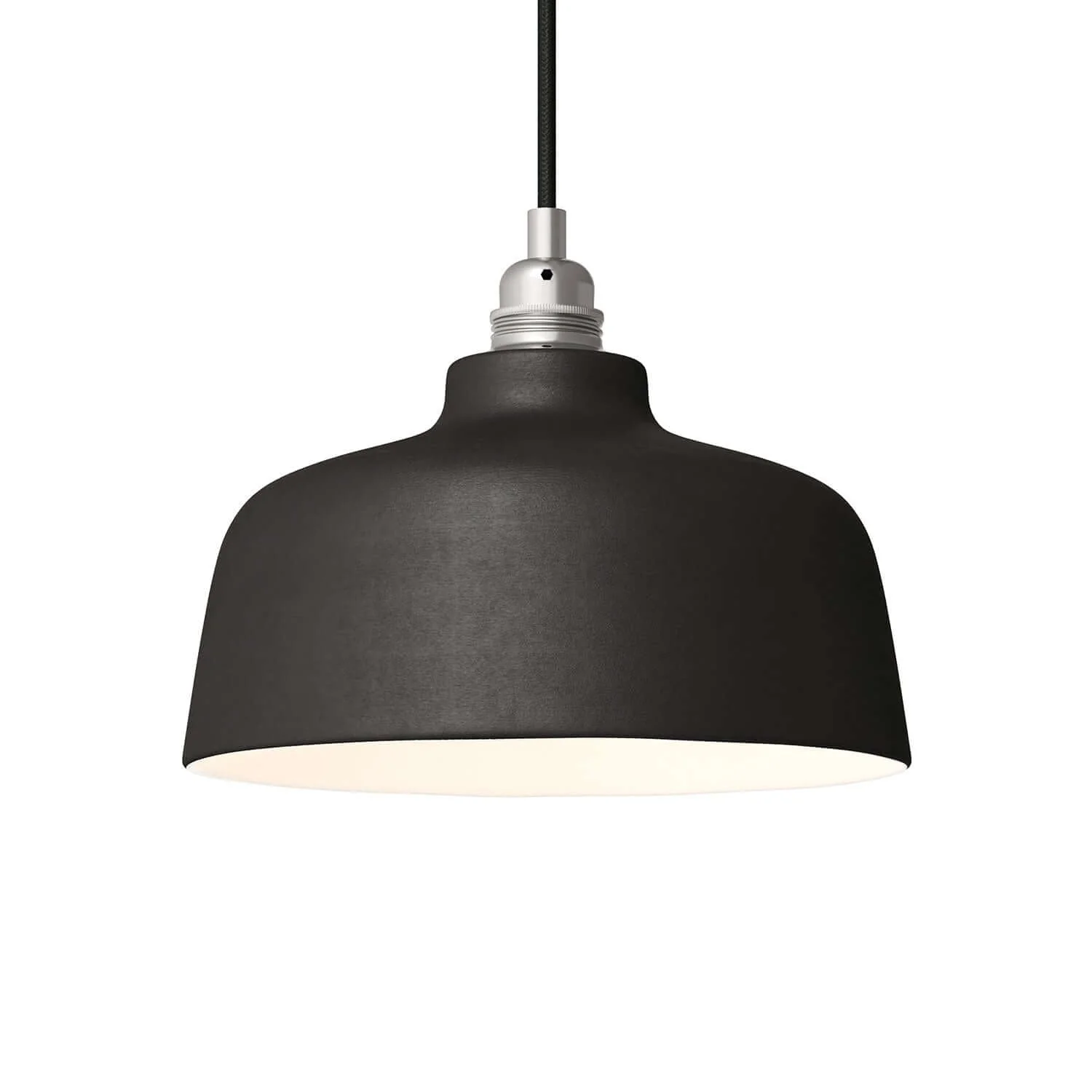 Abat-jour Coupe en céramique, collection Materia - Made in Italy - Ardoise