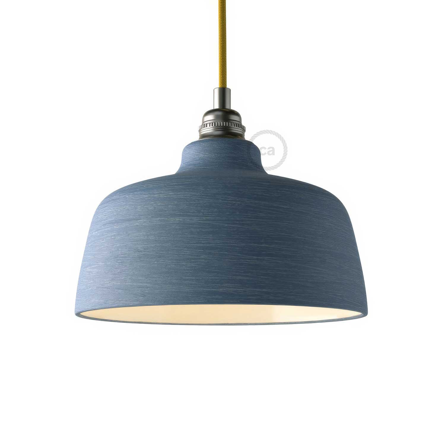 Abat-jour Coupe en céramique, collection Materia - Made in Italy - Avion rayé