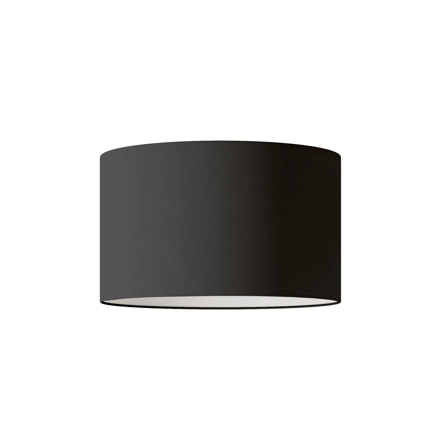 Abat-jour Cylindre L en tissu avec douille E27 - Made in Italy - Toile Anthracite