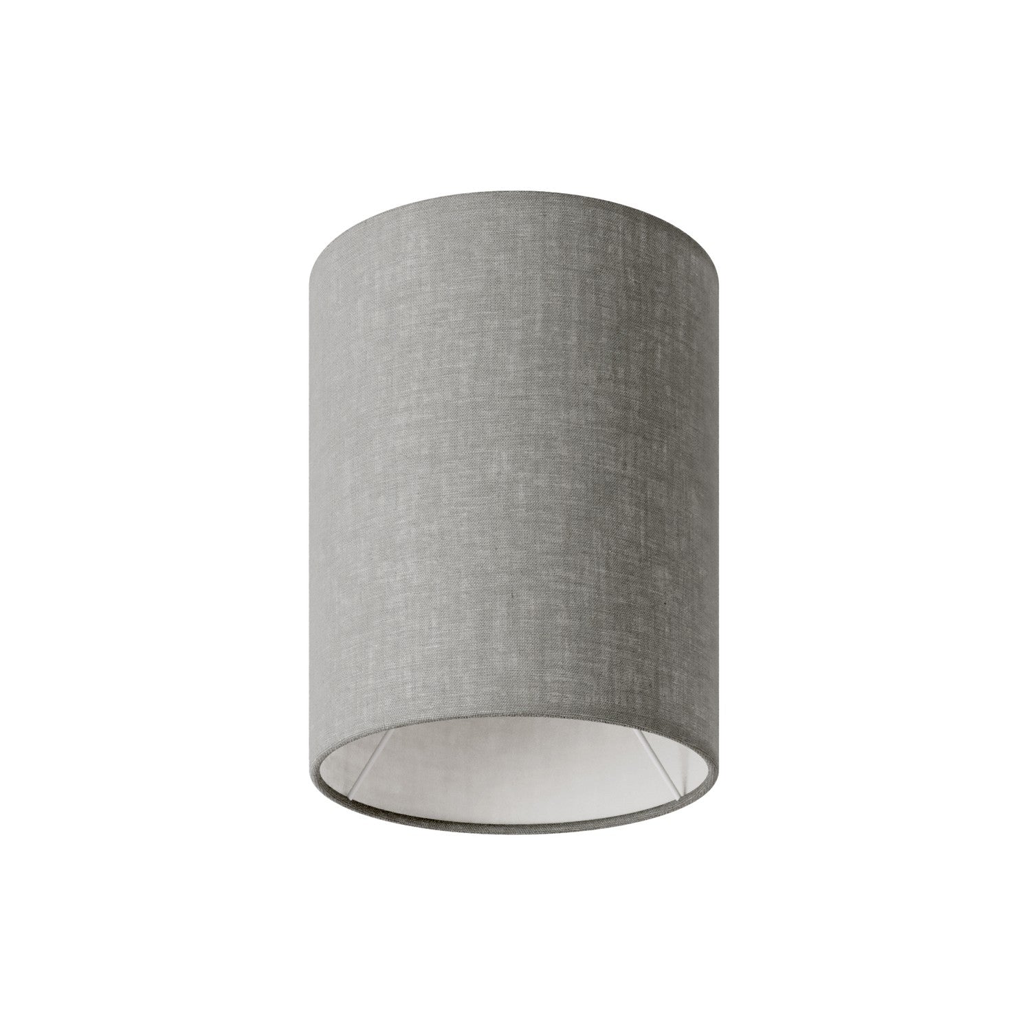 Abat-jour Cylindre S en tissu avec douille E27 - Fabriqué en Italie - Camelot Gris