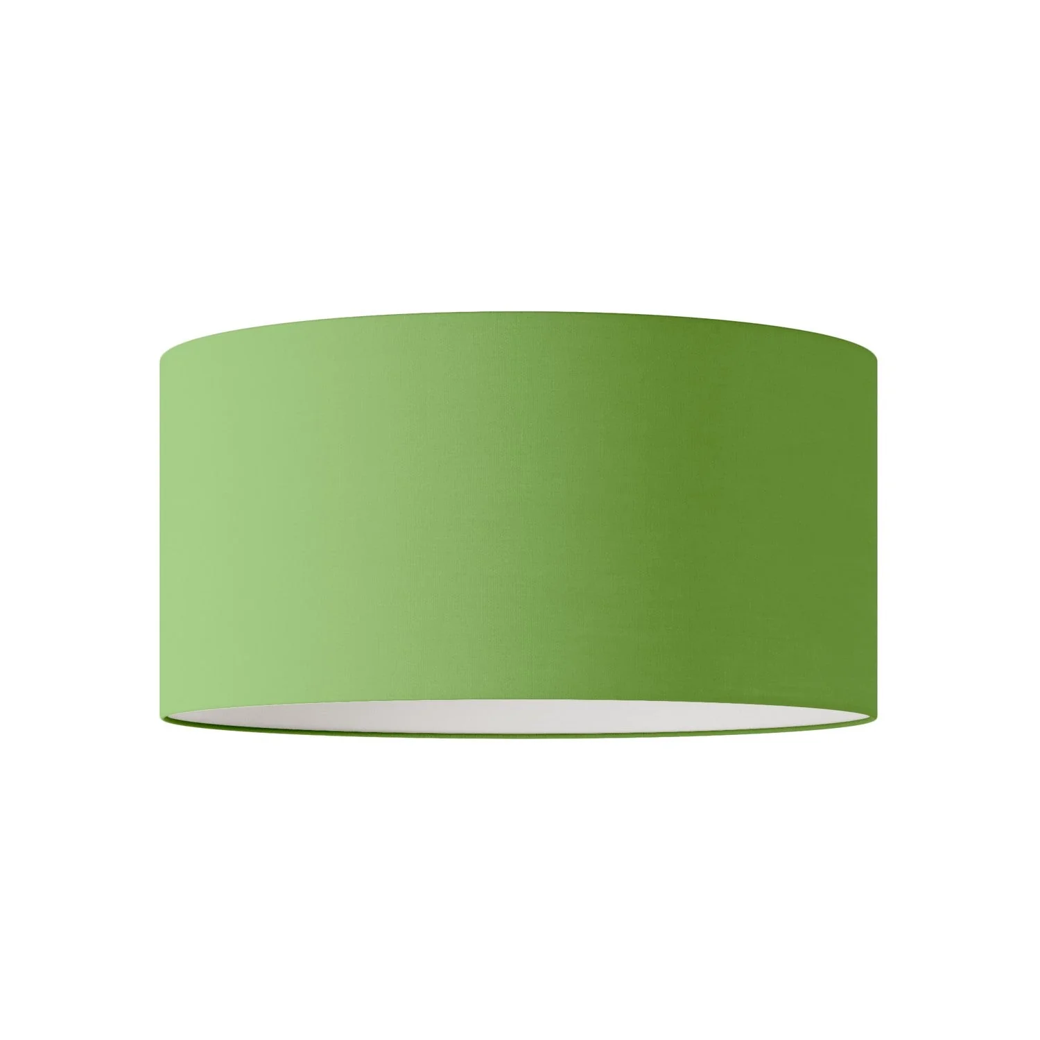 Abat-jour Cylindre XL en tissu avec douille E27 - Fabriqué en Italie - Cinette Vert Pistache