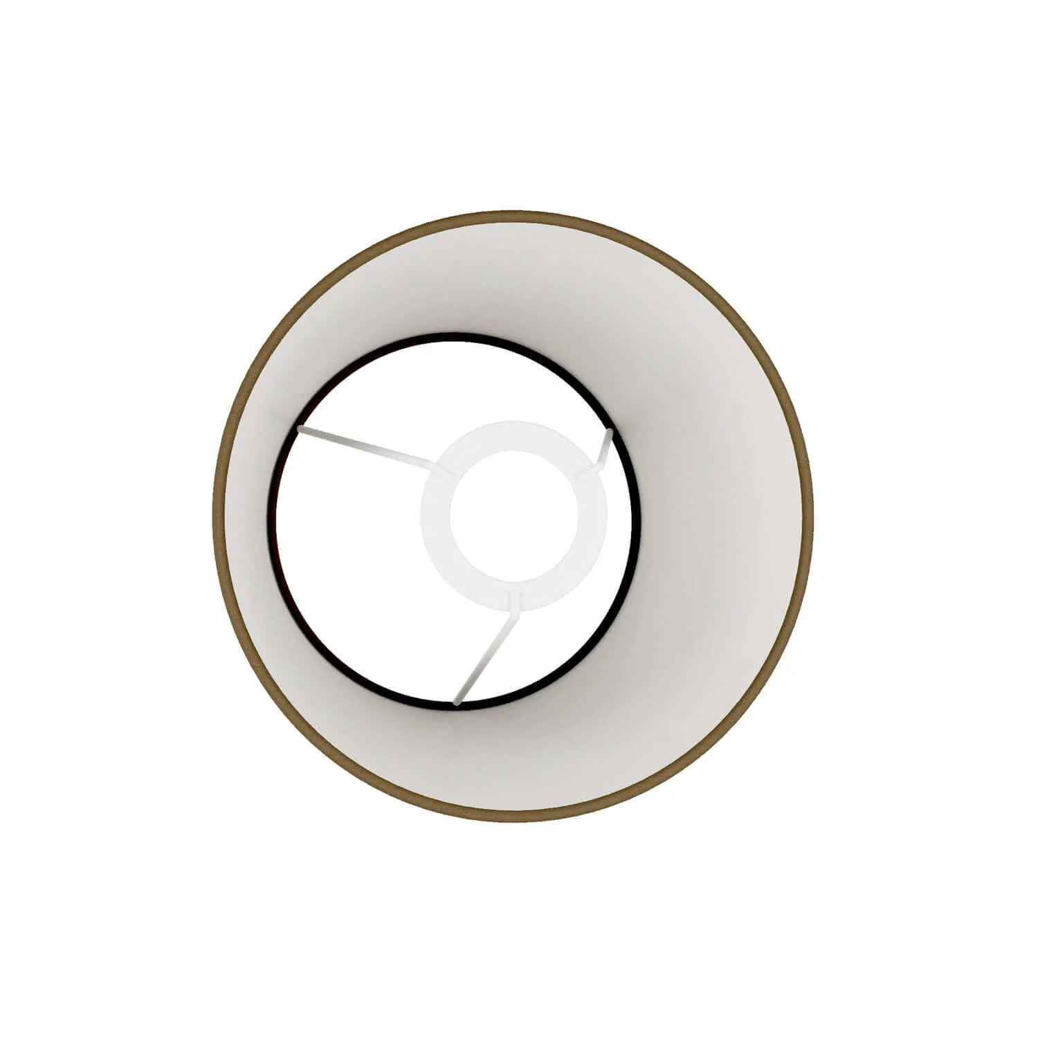 Abat-jour Impero avec douille E27 pour lampe de table ou applique murale - Fabriqué en Italie - Jute naturelle - Image 3