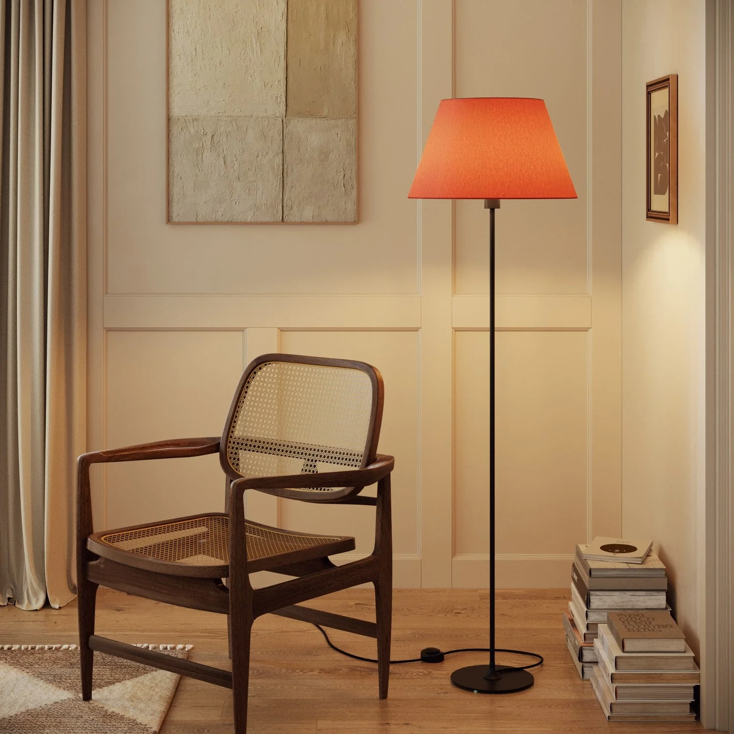 Abat-jour Impero L pour lampe de table ou applique avec douille E27 - Made in Italy - Cinette Homard - Image 2