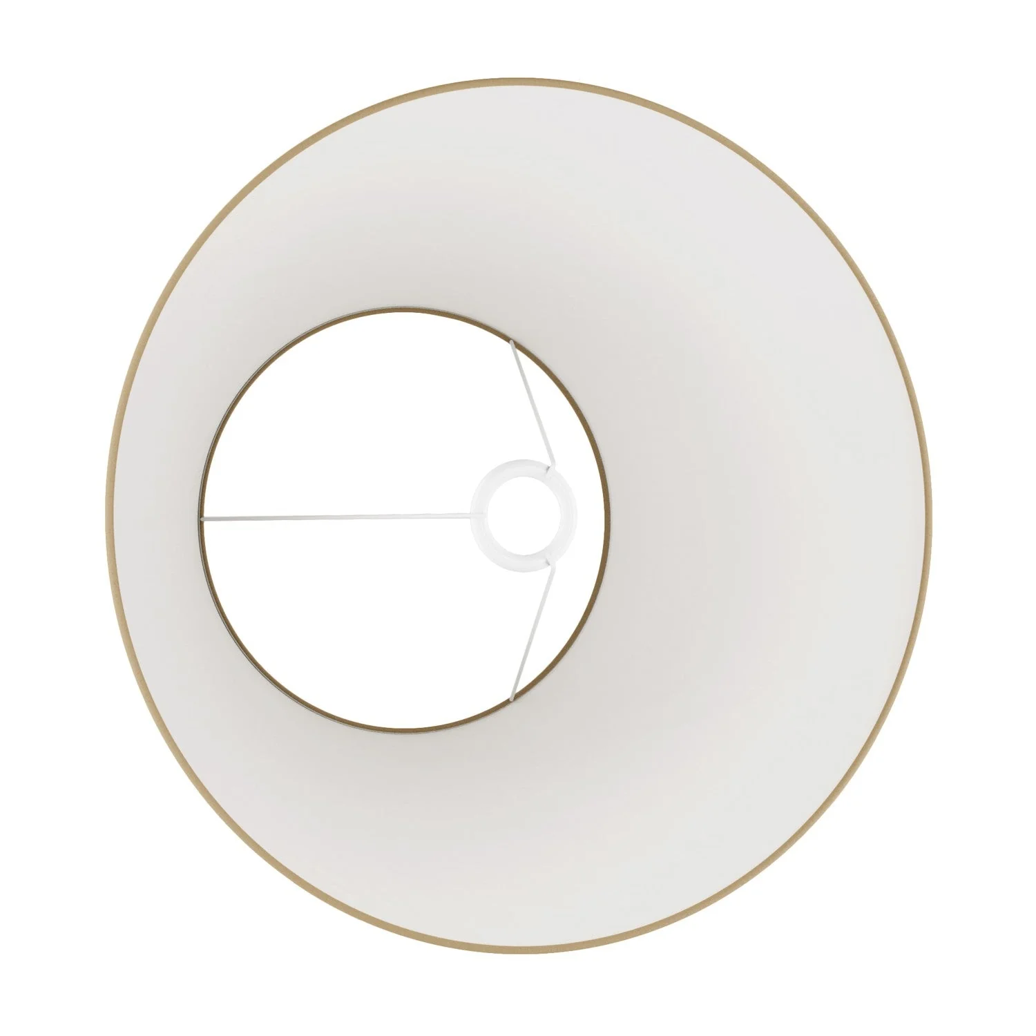 Abat-jour Empire L pour lampe de table ou applique avec douille E27 - Fabriqué en Italie - Jute Naturelle - Image 3