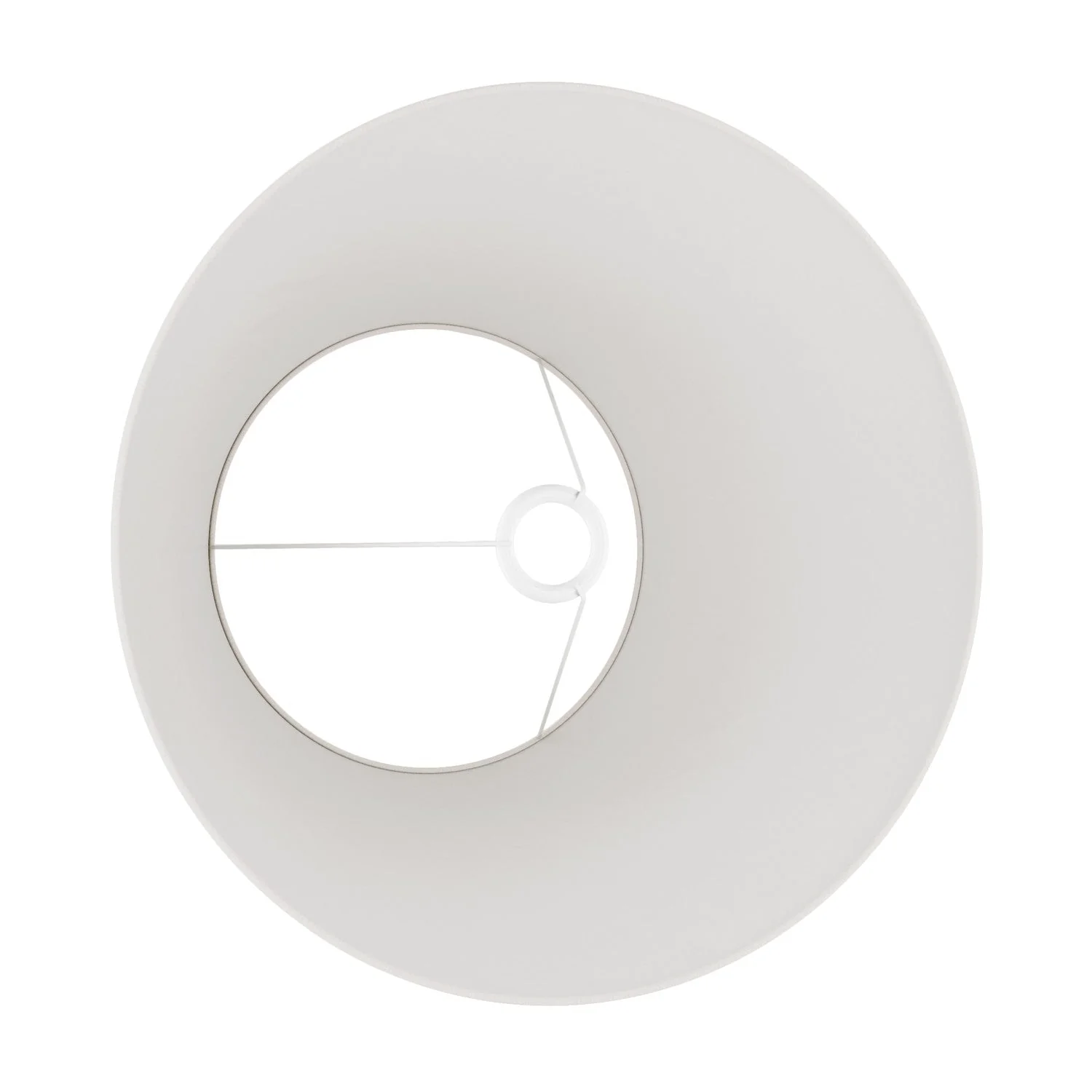 Abat-jour Empire L pour lampe de table ou applique avec douille E27 - Fabriqué en Italie - Jute Claire - Image 3