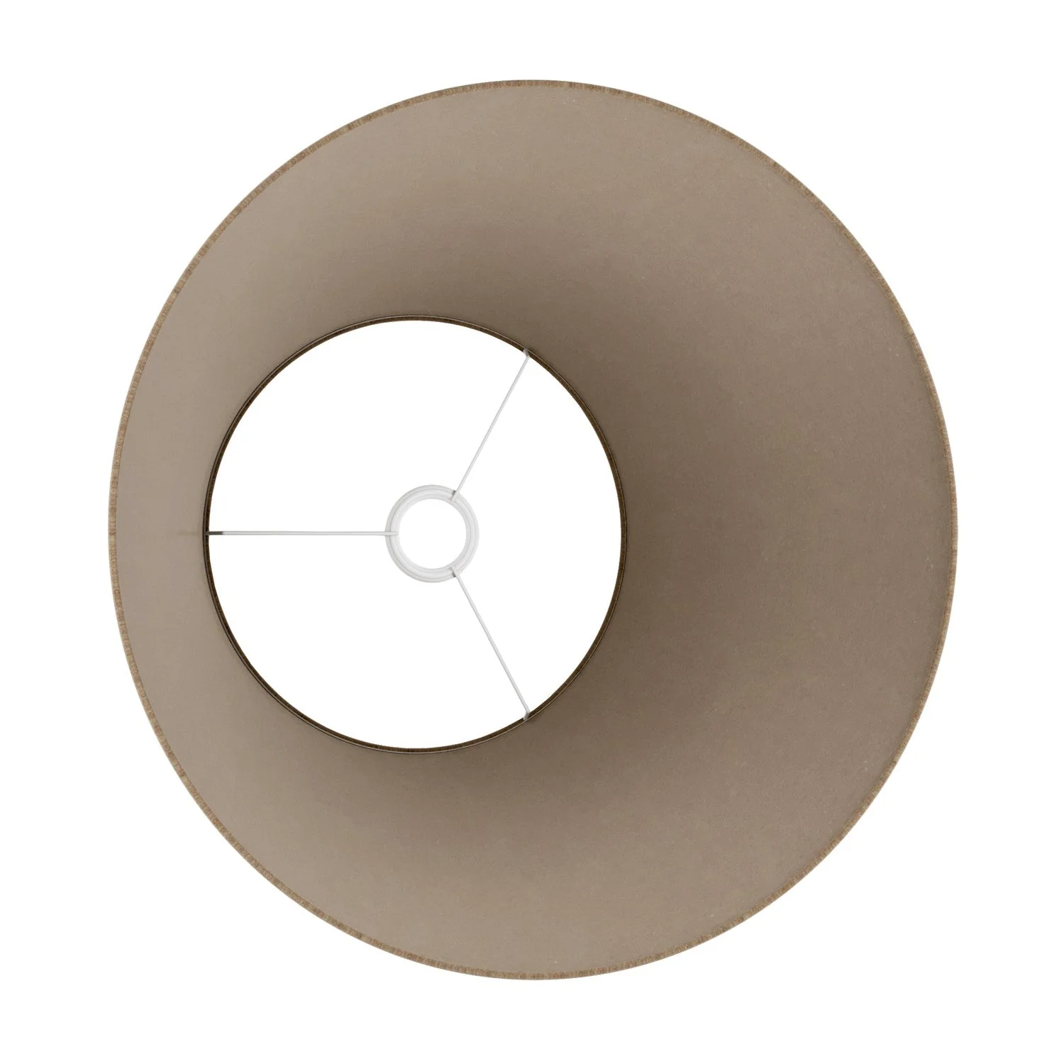 Abat-jour Impero L pour suspension avec douille E27 - Fabriqué en Italie - Laine Marron - Image 3