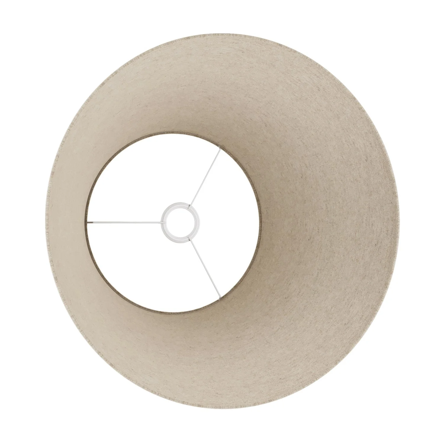 Abat-jour Impero L pour suspension avec douille E27 - Fabriqué en Italie - Laine Beige - Image 3