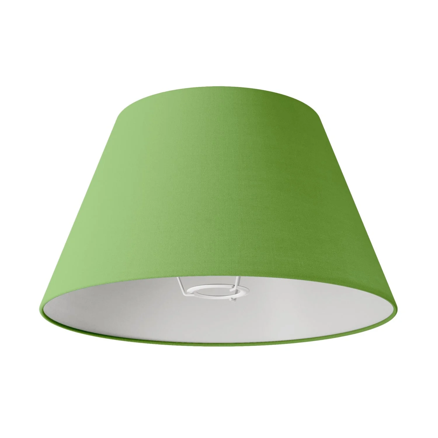 Abat-jour Impero M en tissu pour lampadaire avec douille E27 - Made in Italy - Cinette Vert Pistache