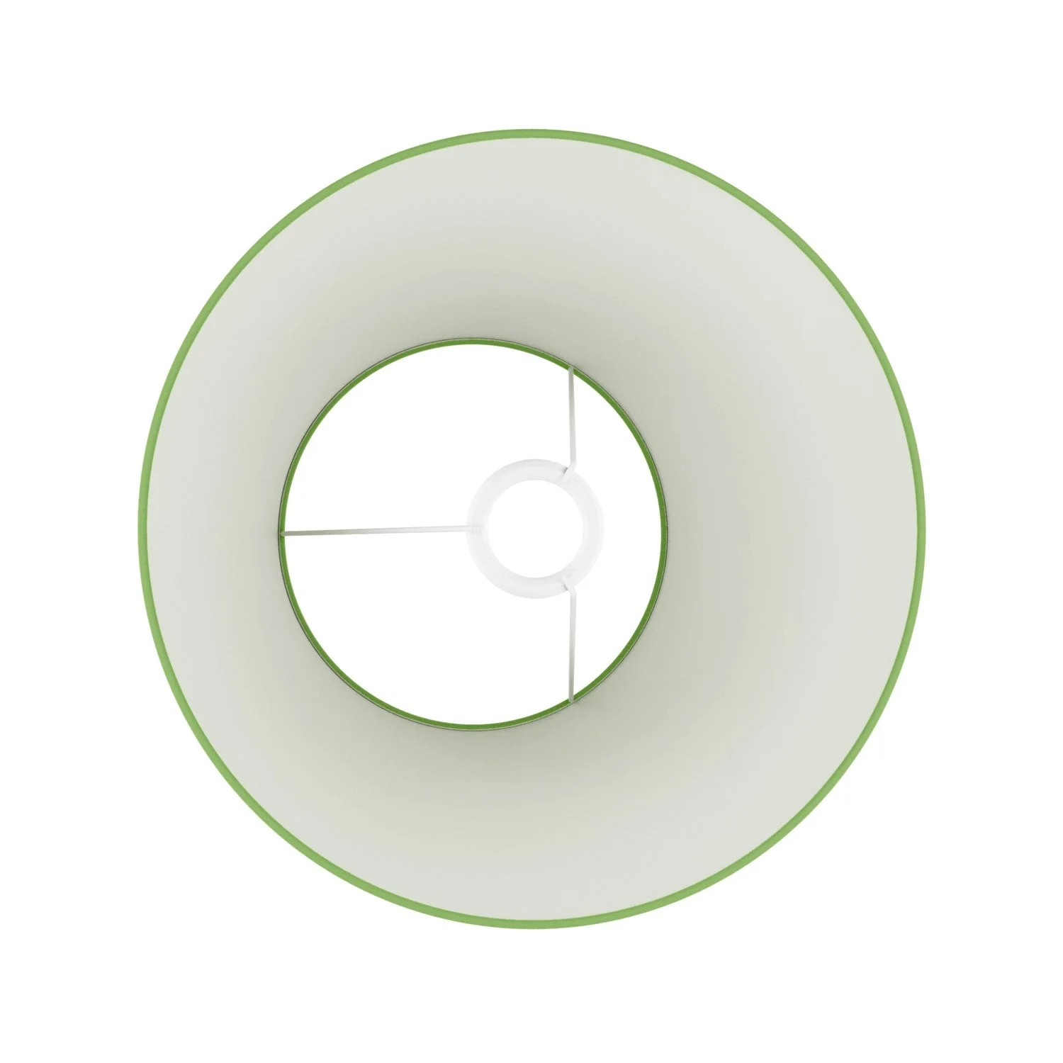 Abat-jour Impero M en tissu pour lampadaire avec douille E27 - Made in Italy - Cinette Vert Pistache - Image 3