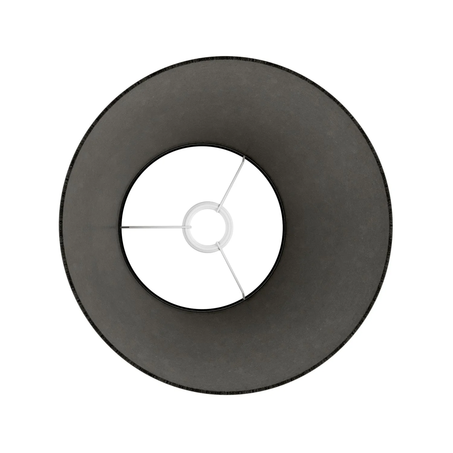 Abat-jour Empire M pour suspension avec douille E27 - Made in Italy - Laine Gris Foncé - Image 3