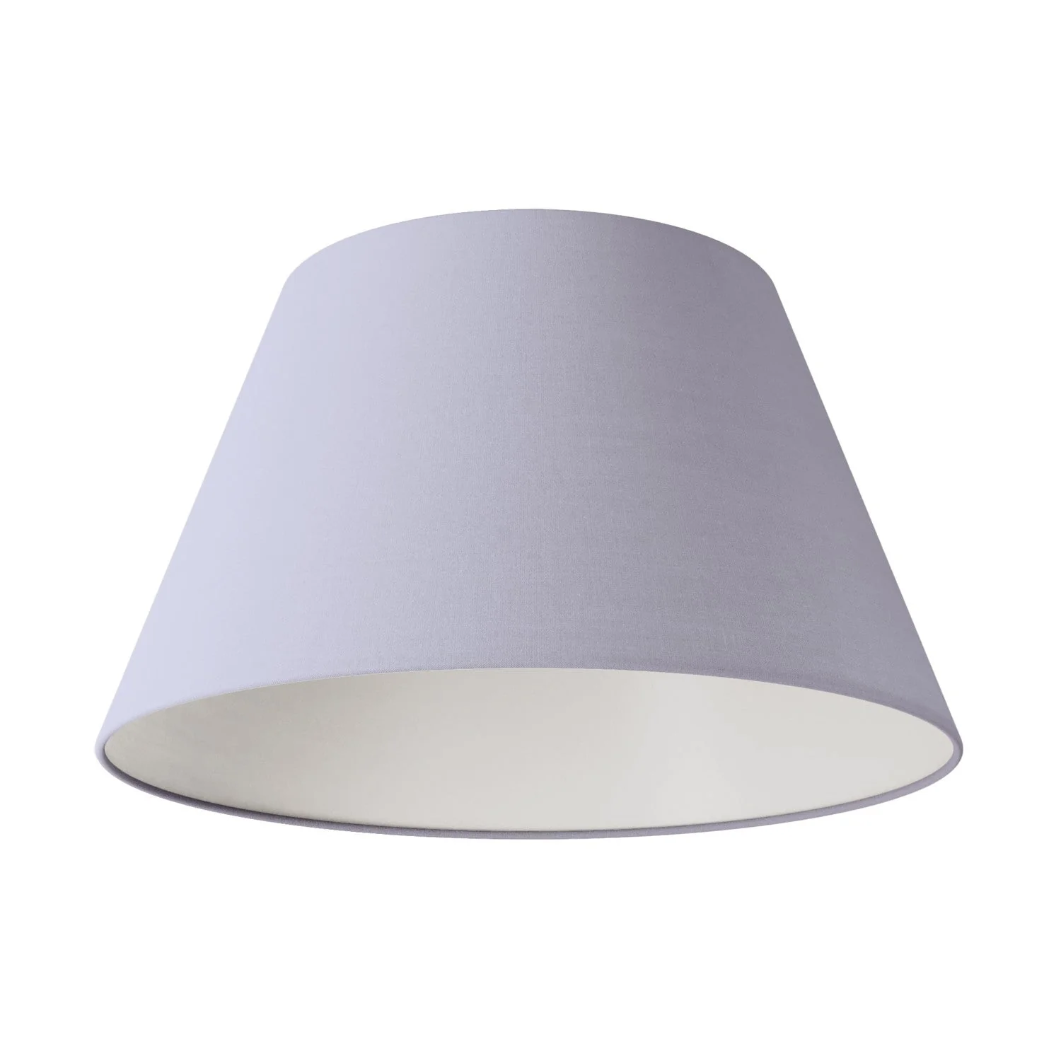 Abat-jour Empire M pour suspension avec douille E27 - Fabriqué en France - Toile Lilas