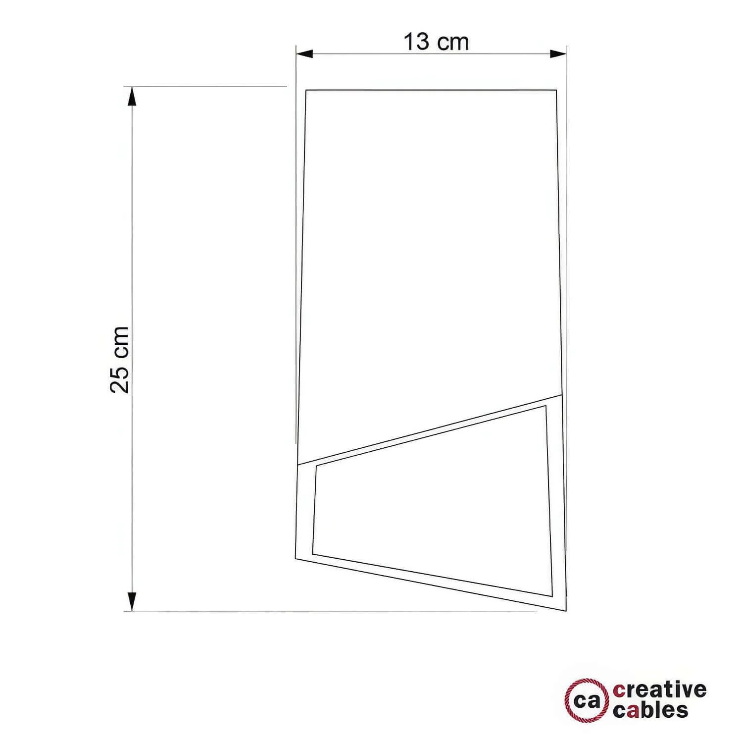 Abat-jour en ciment Prisma pour suspension, complet avec serre-câble et douille E27 - Ciment foncé - Image 5