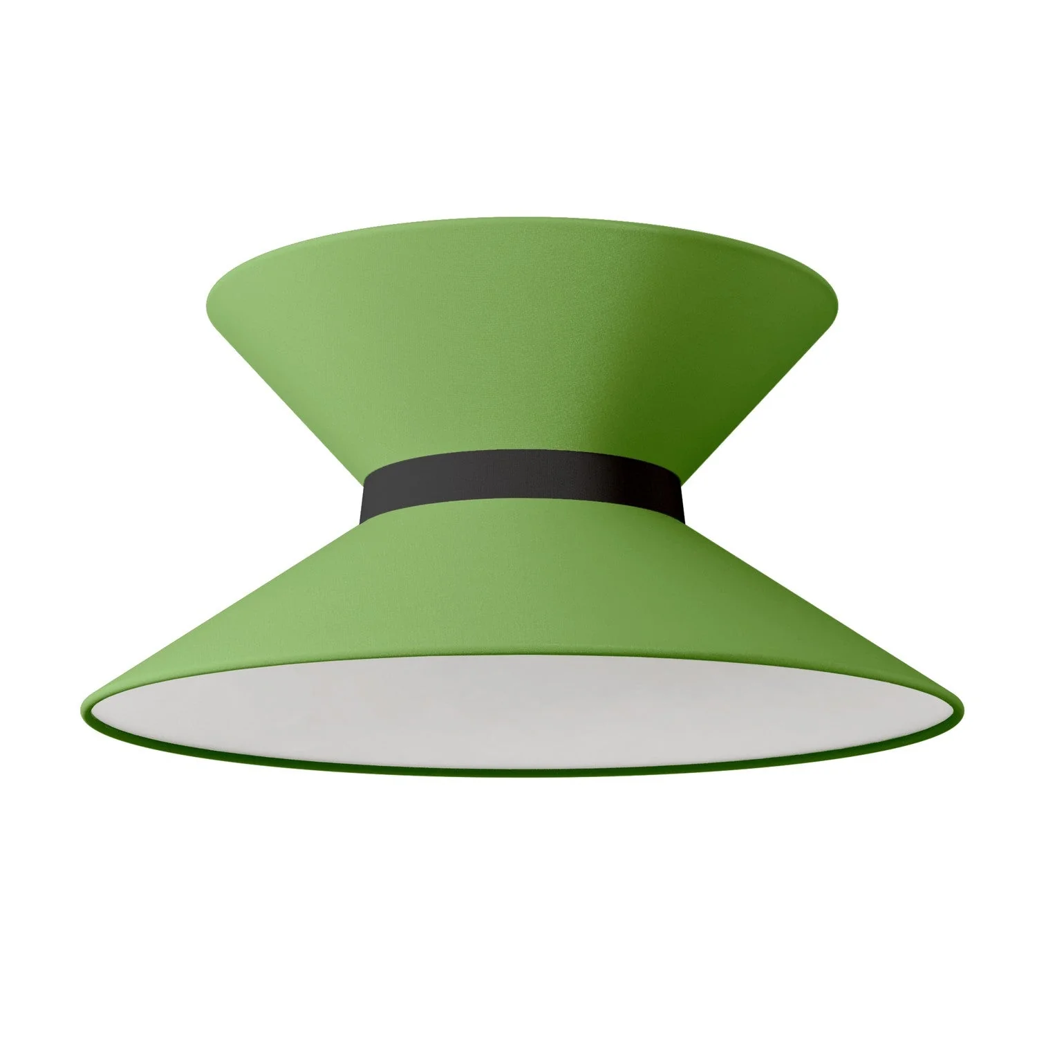 Abat-jour en tissu Clessidra Cinette vert pistache - Made in Italy - Image 10