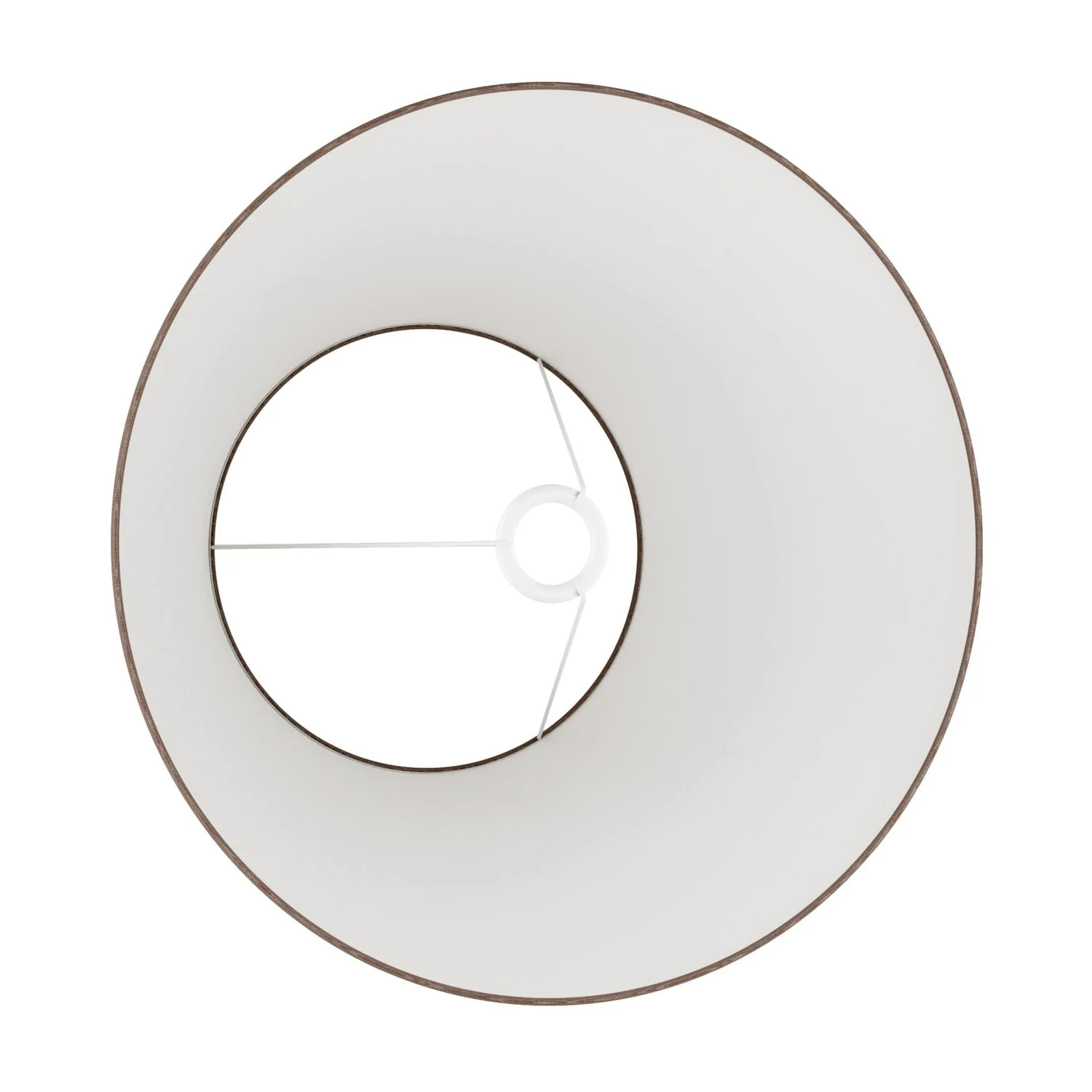 Abat-jour Impero L pour lampe de table ou applique avec douille E27 - Fabriqué en Italie - Camelot Marron - Image 3