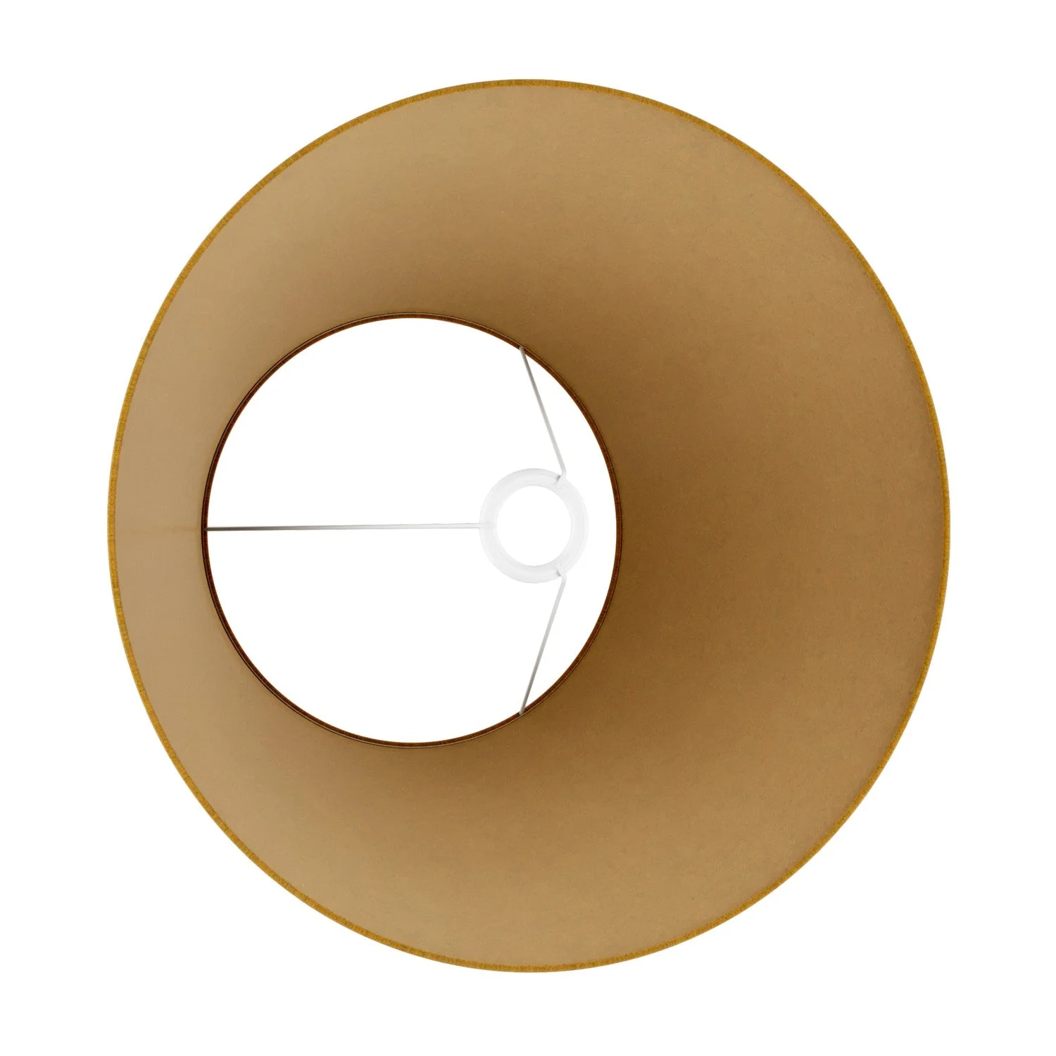 Abat-jour Impero L pour lampe de table ou applique avec douille E27 - Made in Italy - Laine Moutarde - Image 3