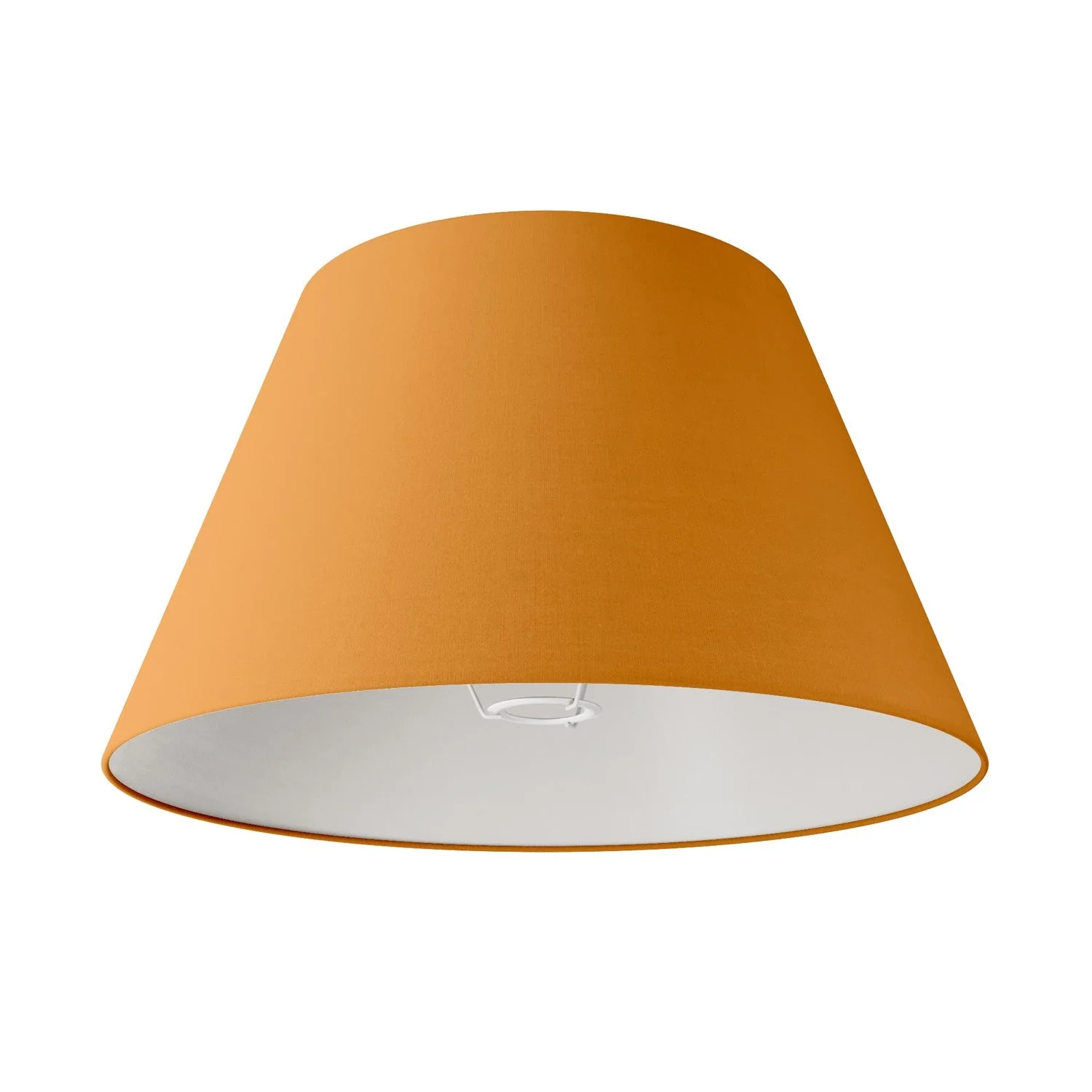 Abat-jour Impero L pour lampe de table ou applique avec douille E27 - Made in Italy - Teletta Mandarine