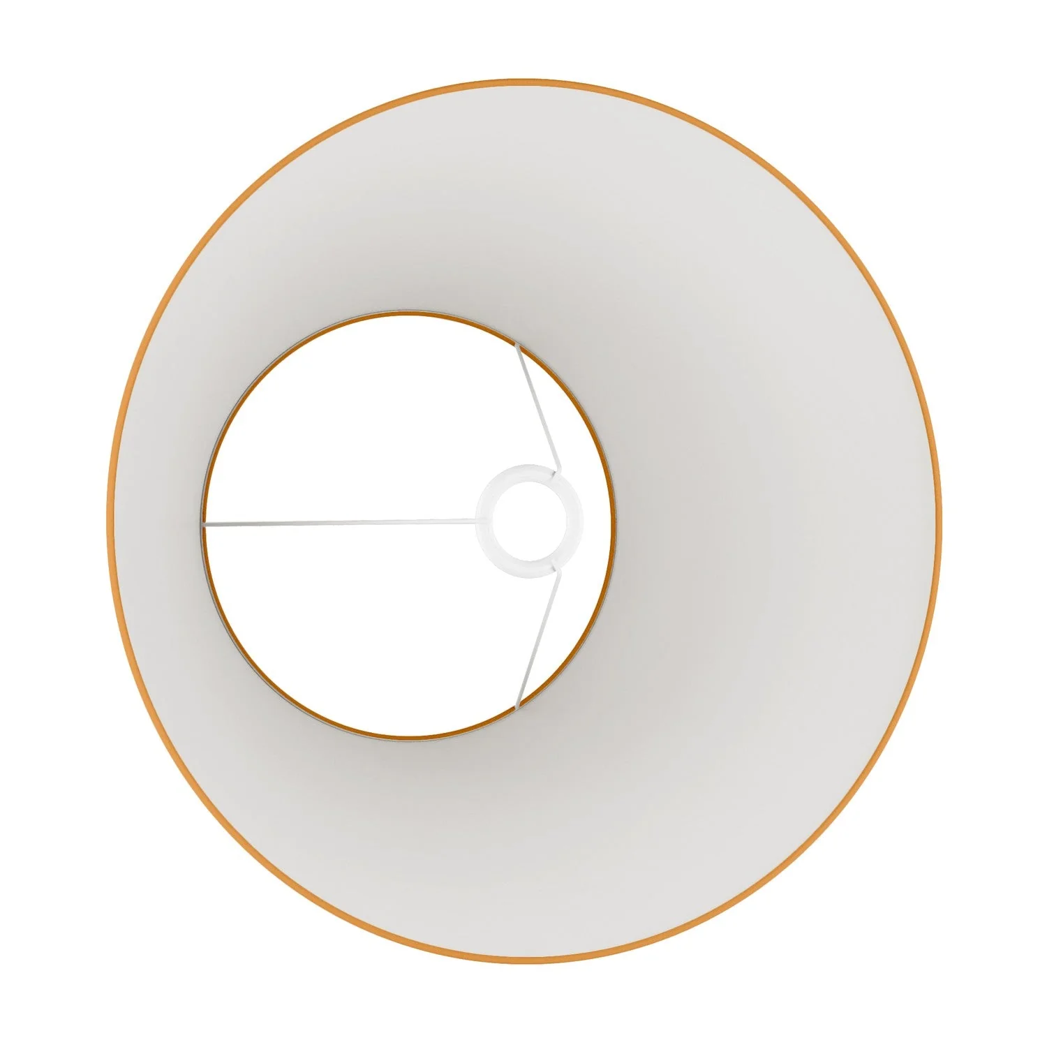 Abat-jour Impero L pour lampe de table ou applique avec douille E27 - Made in Italy - Teletta Mandarine - Image 3