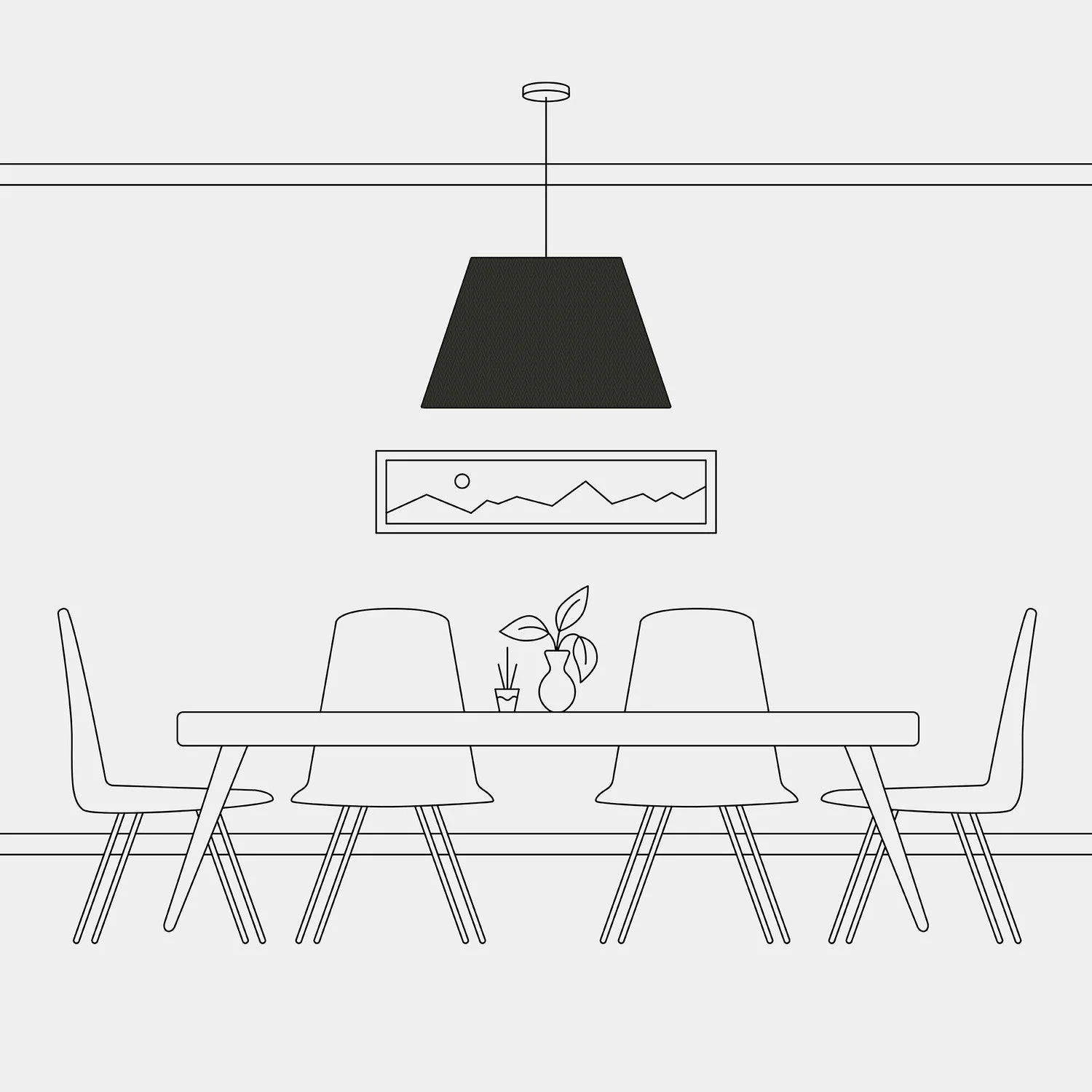 Abat-jour Impero L pour suspension avec douille E27 – Made in Italy – Noir/Or - Image 5