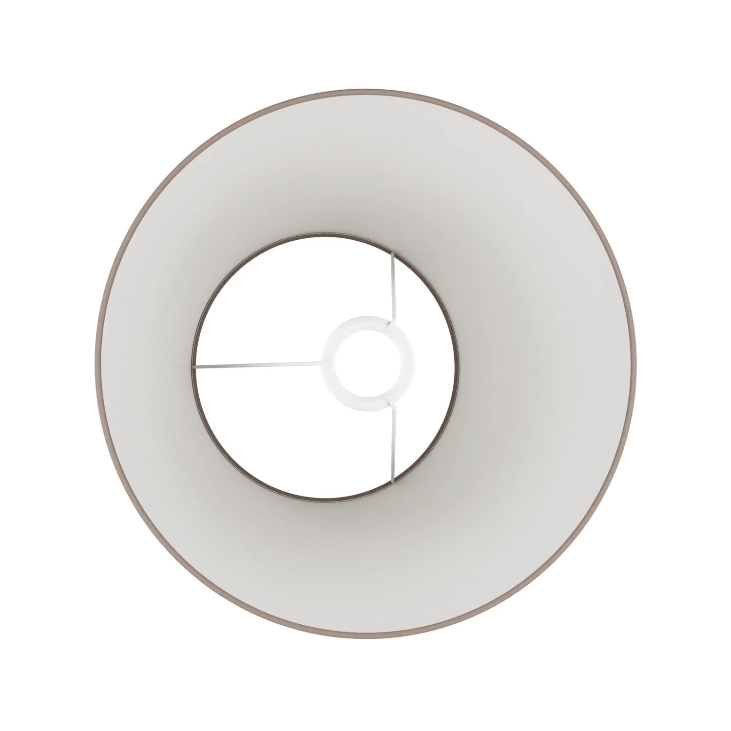 Abat-jour Impero M en tissu pour lampadaire avec douille E27 - Fabriqué en Italie - Arenal Cendre - Image 3
