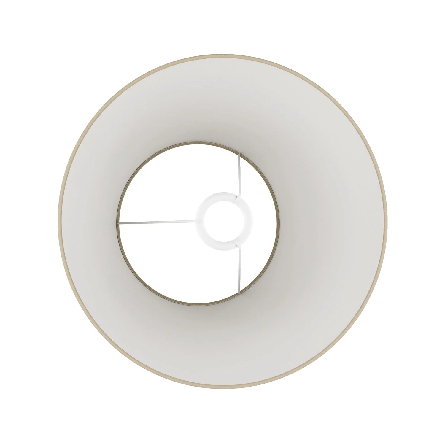 Abat-jour Impero M en tissu pour lampadaire avec douille E27 - Fabriqué en Italie - Arenal Taupe - Image 3