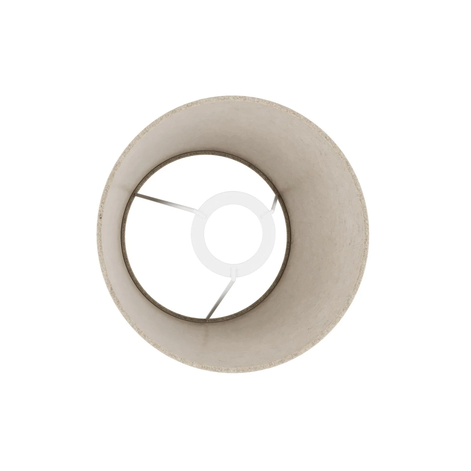Abat-jour Impero S avec douille E27 pour lampe de table ou applique - Fabriqué en Italie - Laine Beige - Image 3