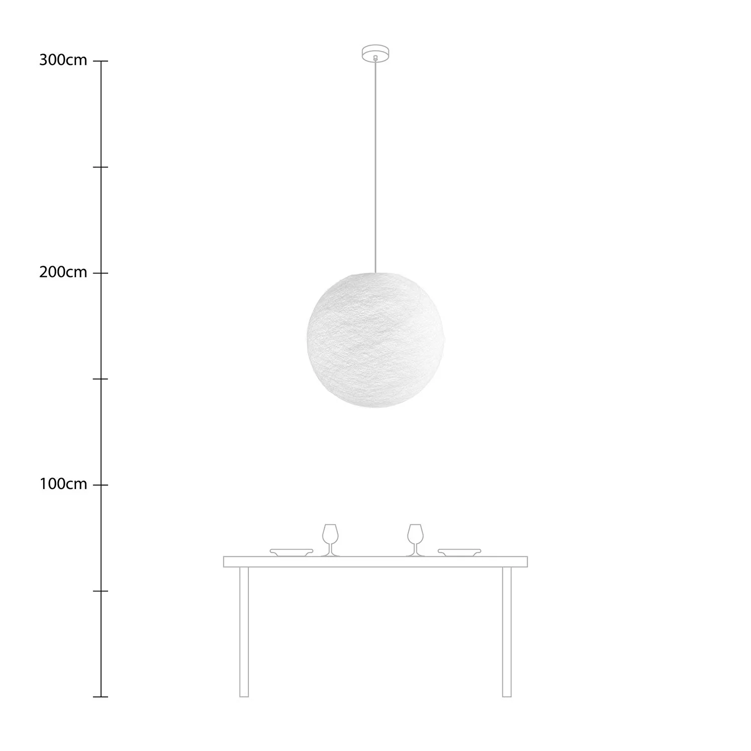 Abat-jour Sfera Light en fil fait main - Polyester blanc - Image 10