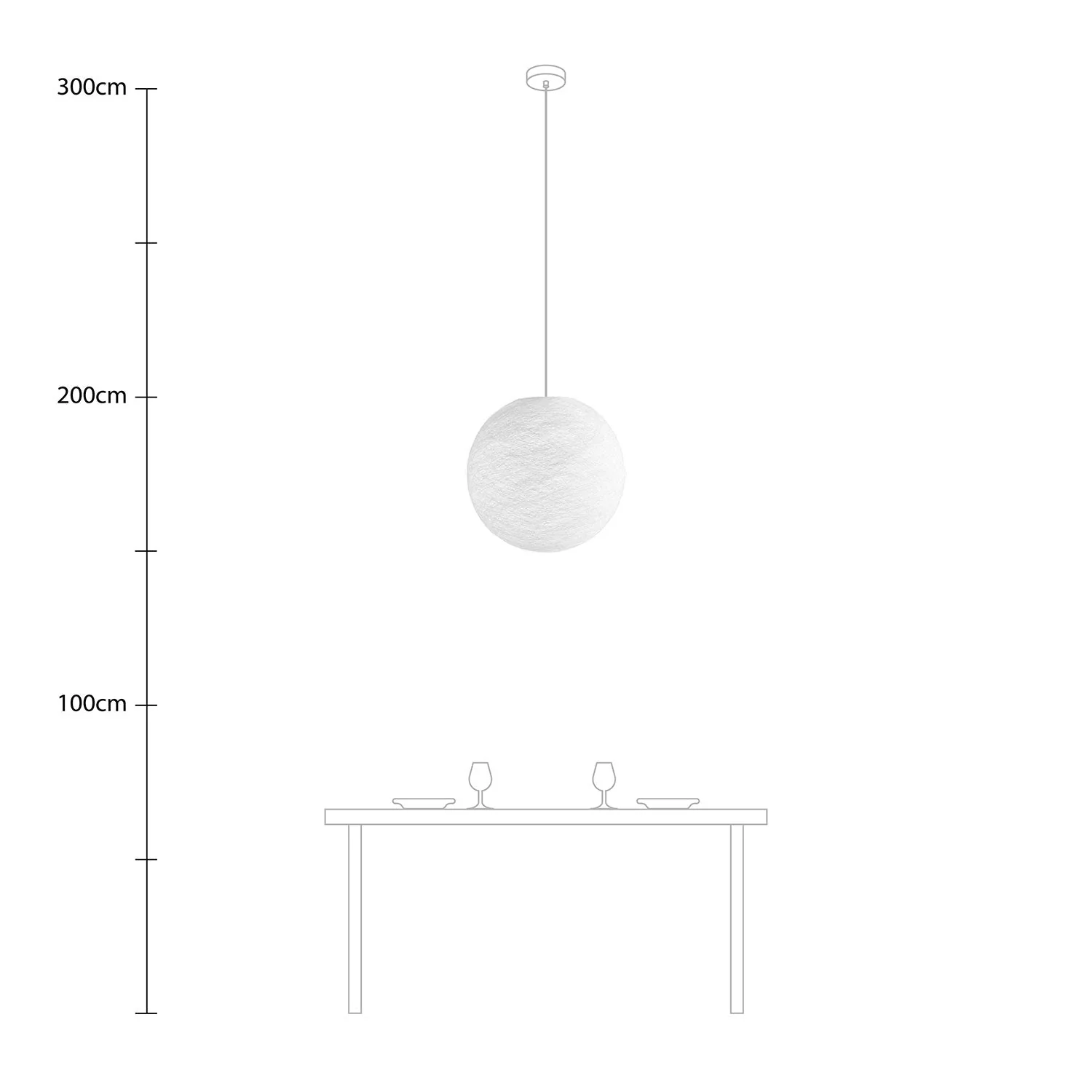 Abat-jour Sfera Light en fil fait main - Polyester blanc - Image 5