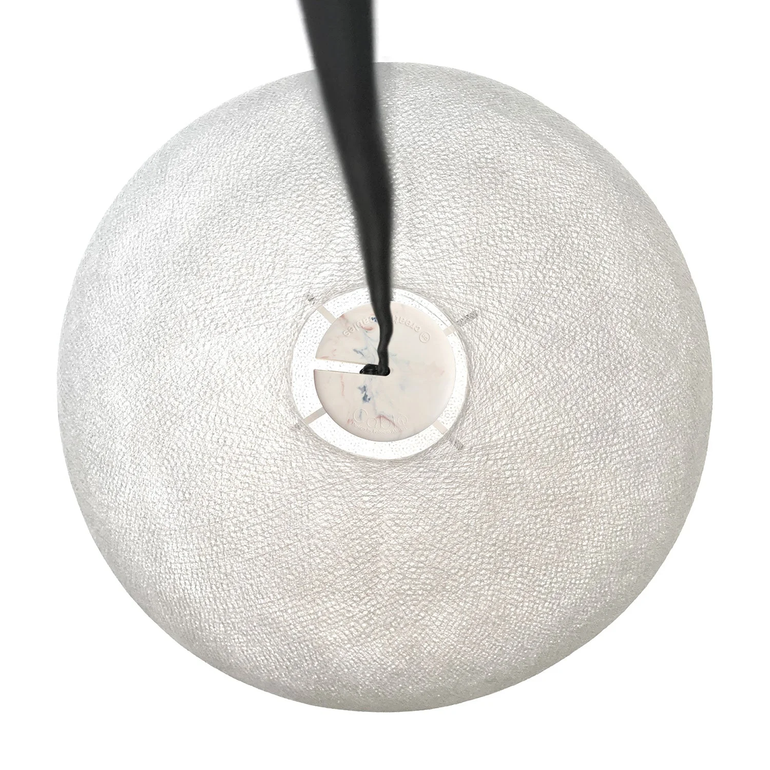 Abat-jour Sfera Light en fil fait main - Polyester blanc - Image 9