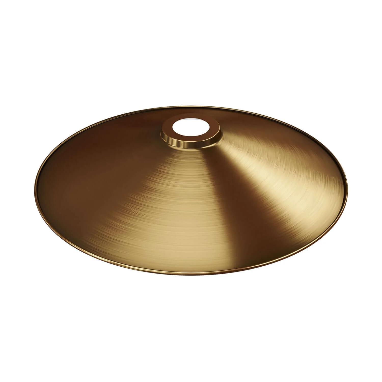 Abat-jour Swing en métal émaillé pour Douille E27 - Bronze satiné - Image 3