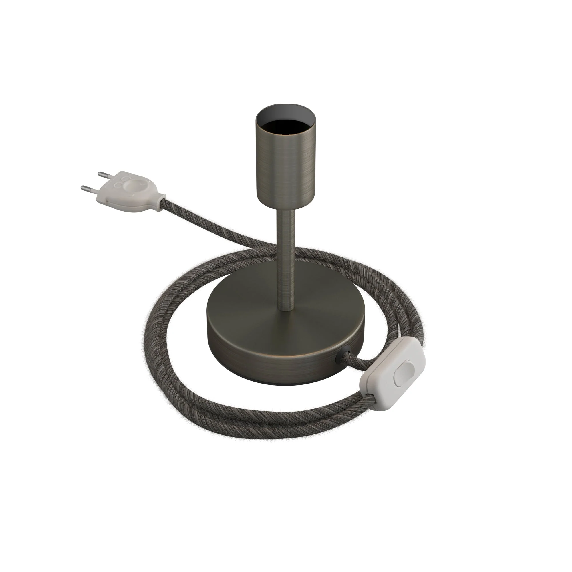 Alzaluce - Lampe de table en métal - Titane satiné - Image 5