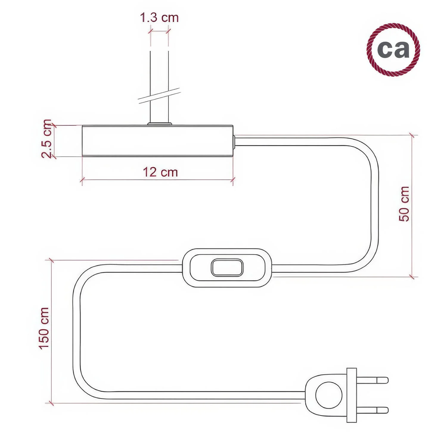 Alzaluce pour abat-jour - Lampe de table en métal - Titane satiné - Image 13