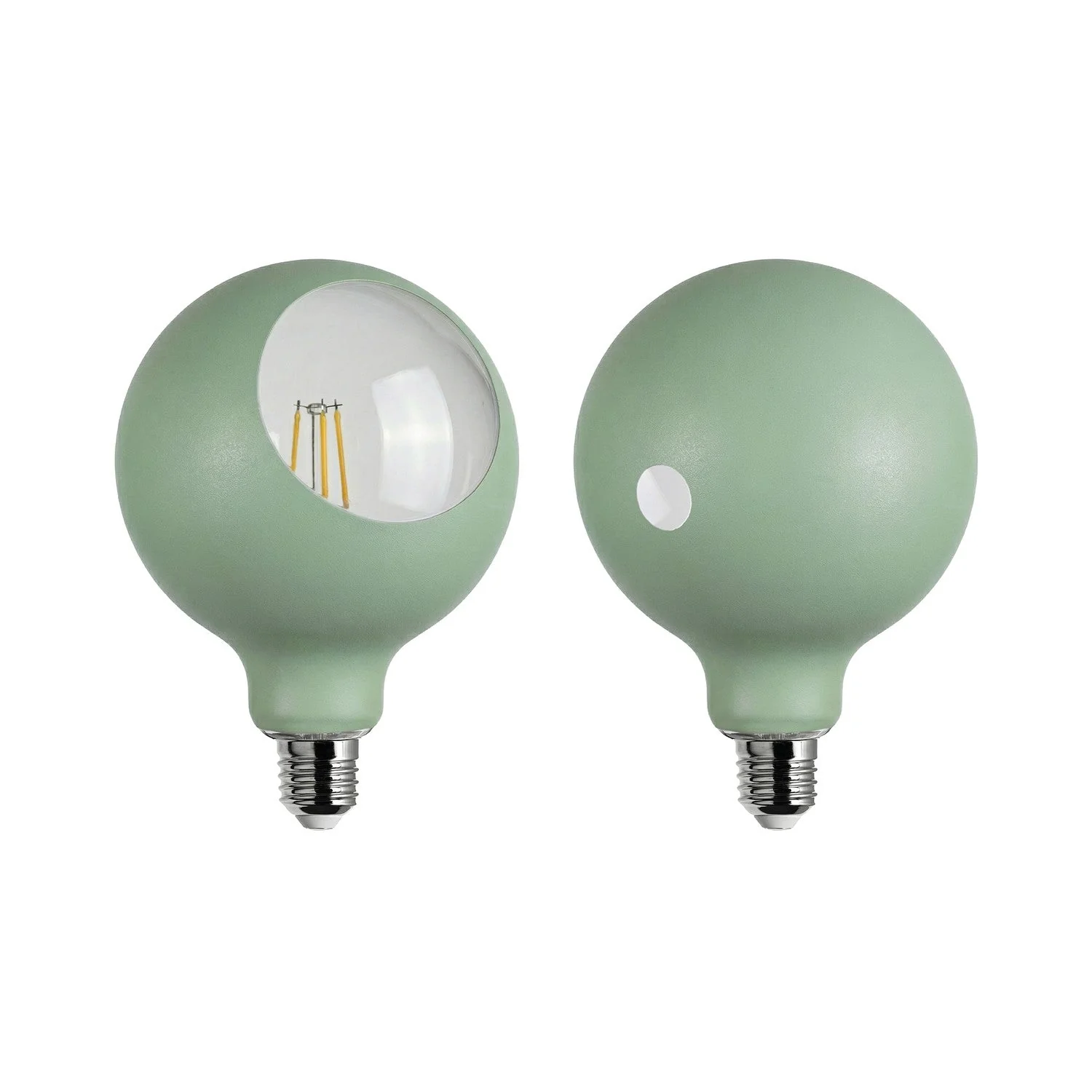 Ampoule LED Camo G125 4,8W 806Lm E27 2700K Dimmable - Vert - Image 2