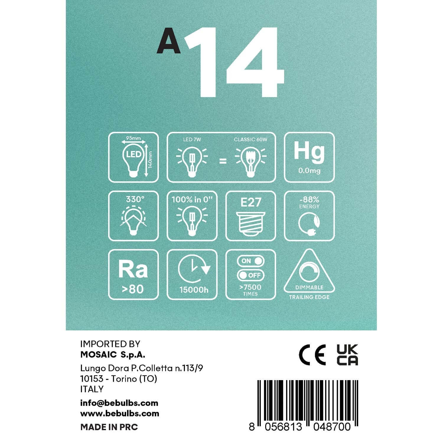 Ampoule LED Demi-Sphère Or Globe G95 7W 650Lm E27 2700K Variable - A14 - Image 5