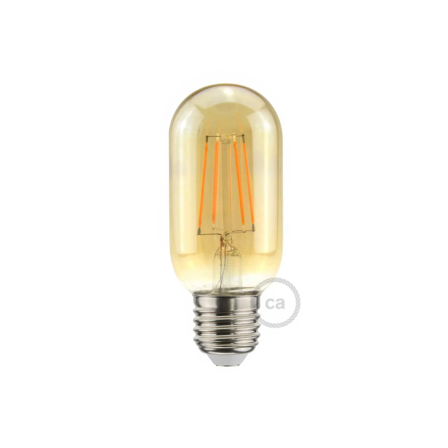 Ampoule LED Dorée Valvola T45 5W 360Lm E27 2000K Dimmable