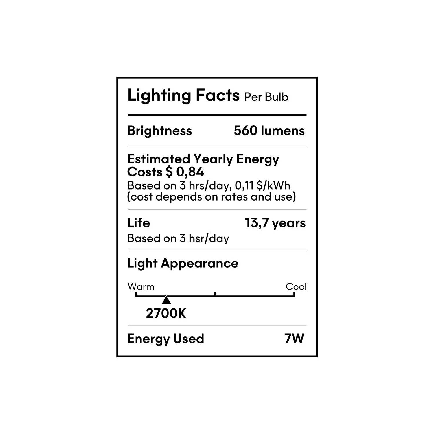 Ampoule linéaire LED effet porcelaine S14d 120V CRI 90 - longueur 500 mm 7W 560Lm 2700K 120V Dimmable - S12 - Image 11