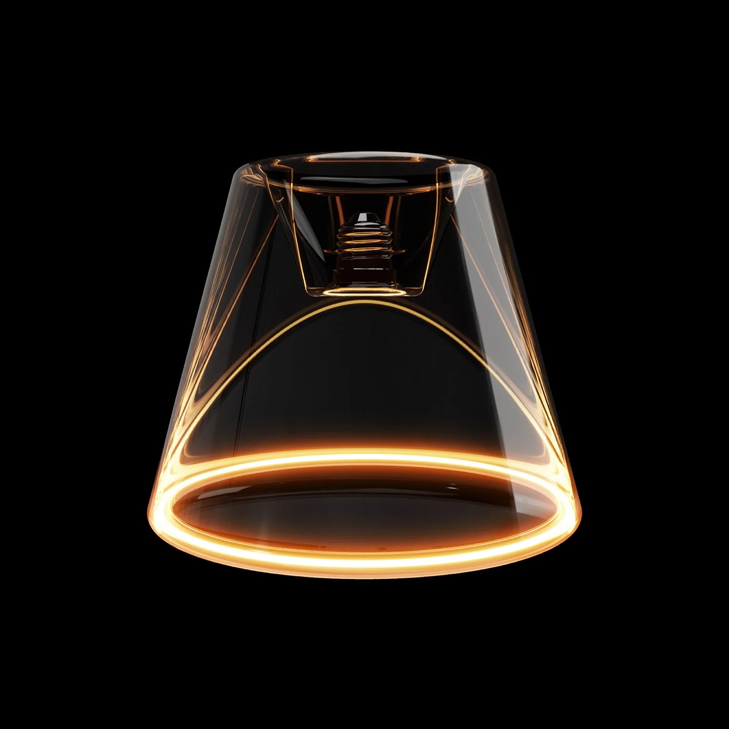 Ampoule LED Clear Light Bulb Ghost Line CRI 90 Cône encastré 5,5W 480Lm E26 120V 2200K Dimmable - G01 - Image 2