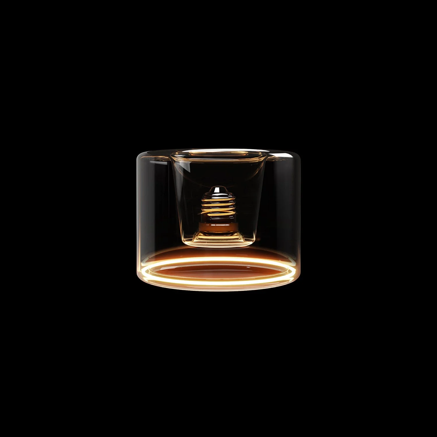 Ampoule LED Clear Light Bulb Ghost Line CRI 90 Mini beignet encastré 5,5W 450Lm E26 120V 2200K Dimmable - G03 - Image 2