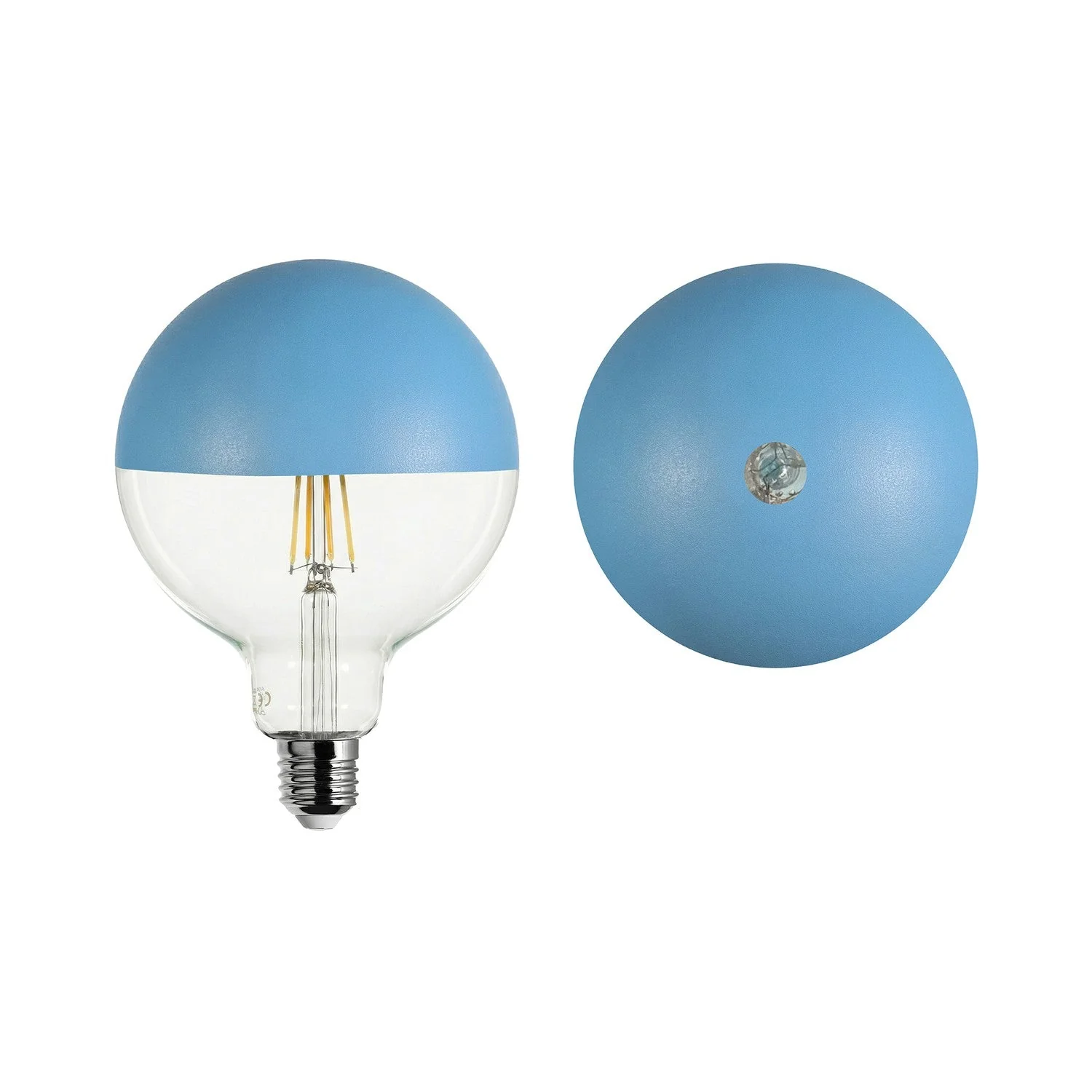Ampoule LED Maria G125 4,8W 806Lm E27 2700K Dimmable - Bleu - Image 2