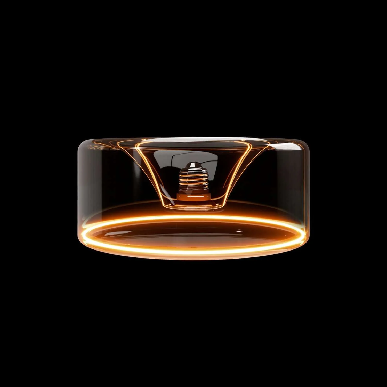 Ampoule LED Smoky Ghost Line Recessed Donut 195x83 6W 380Lm E27 1900K Dimmable - G12 - Image 2