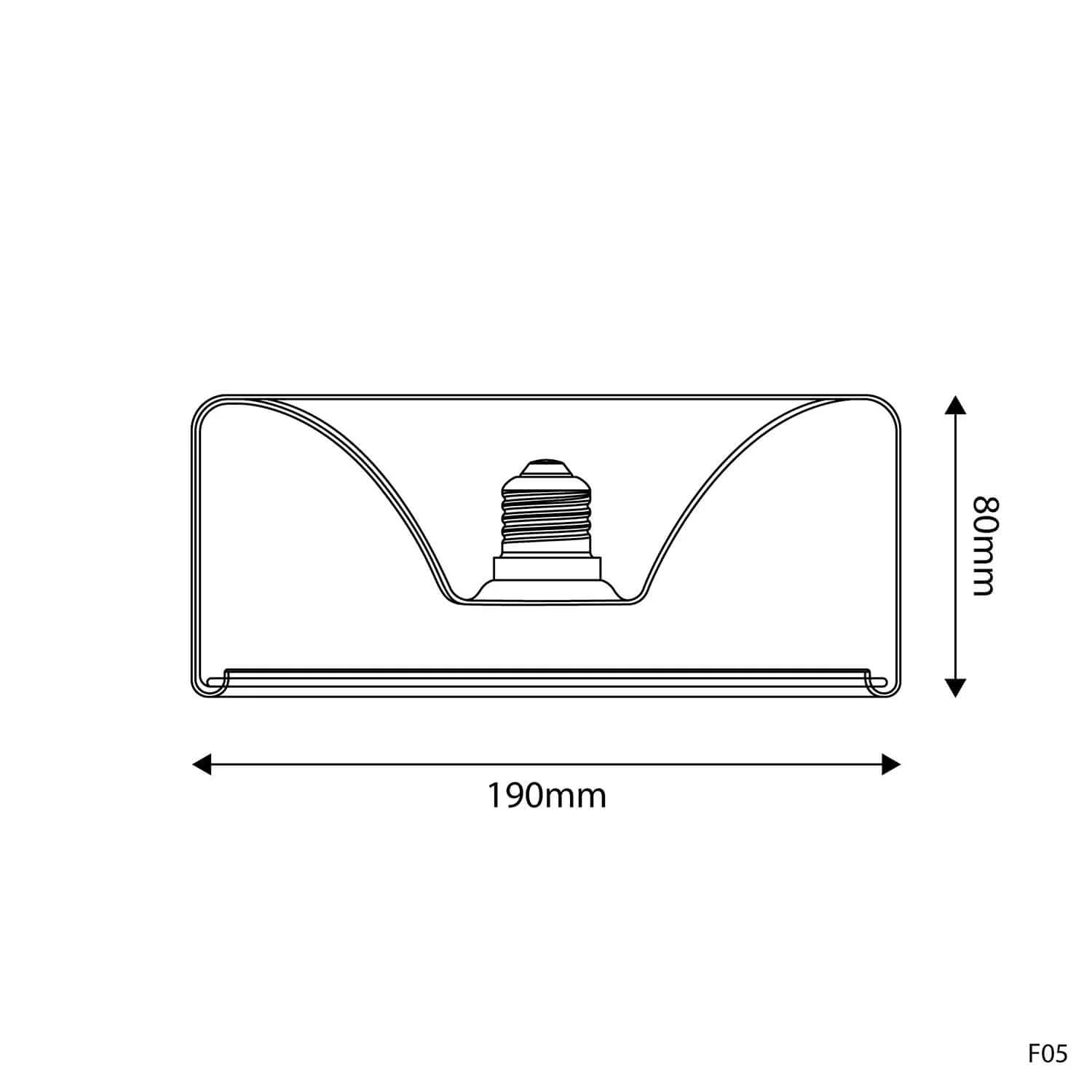 Ampoule LED Smoky Ghost Line Recessed Donut 195x83 6W 380Lm E27 1900K Dimmable - G12 - Image 5