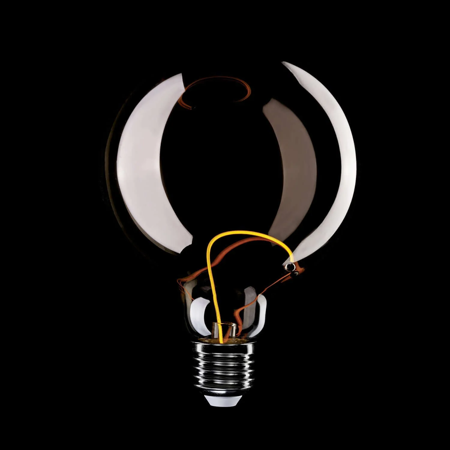 Ampoule LED Smoky Magnetic Deco Line Globe G125 2,8W 90Lm E27 1800K - F05 - Image 7