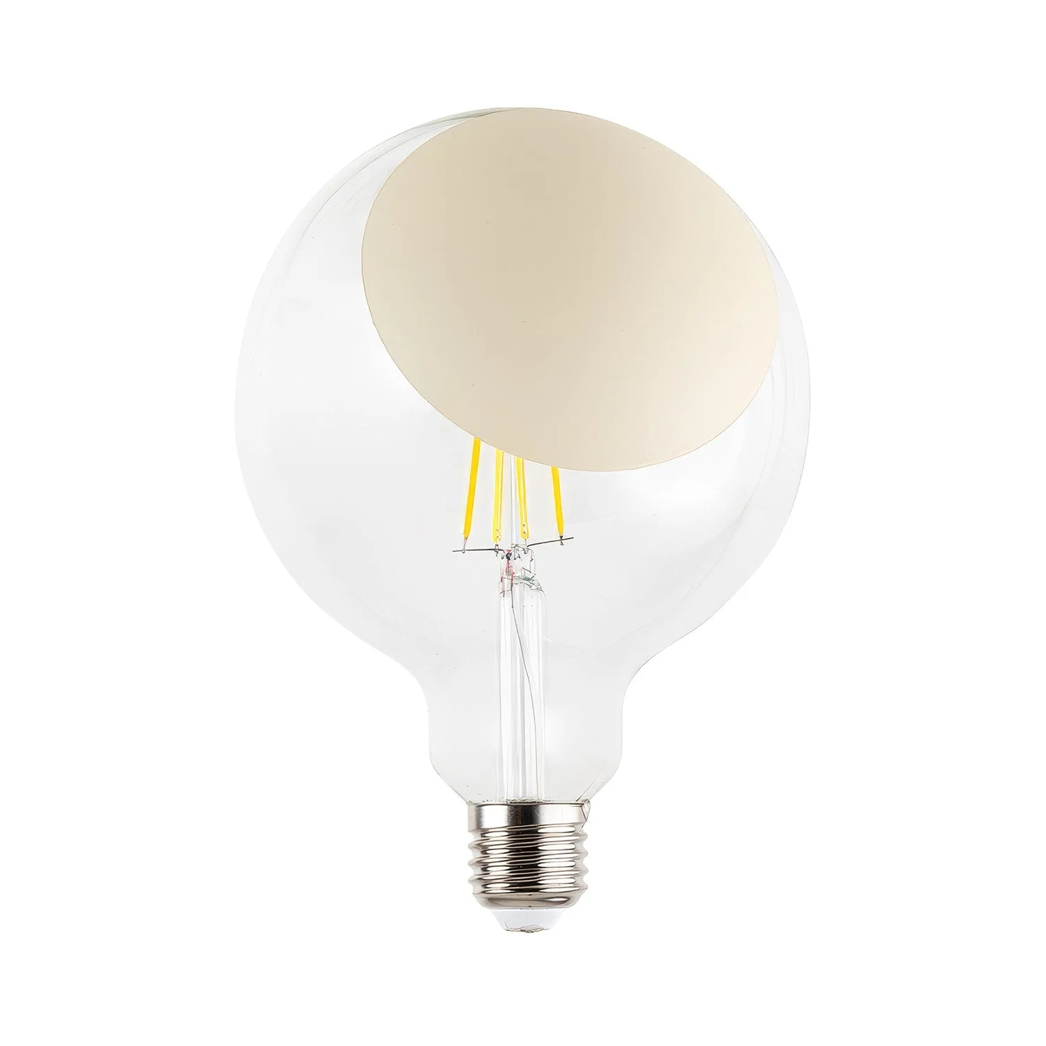 Ampoule LED Sofia G125 4,8W 806Lm E27 2700K Dimmable - Crème