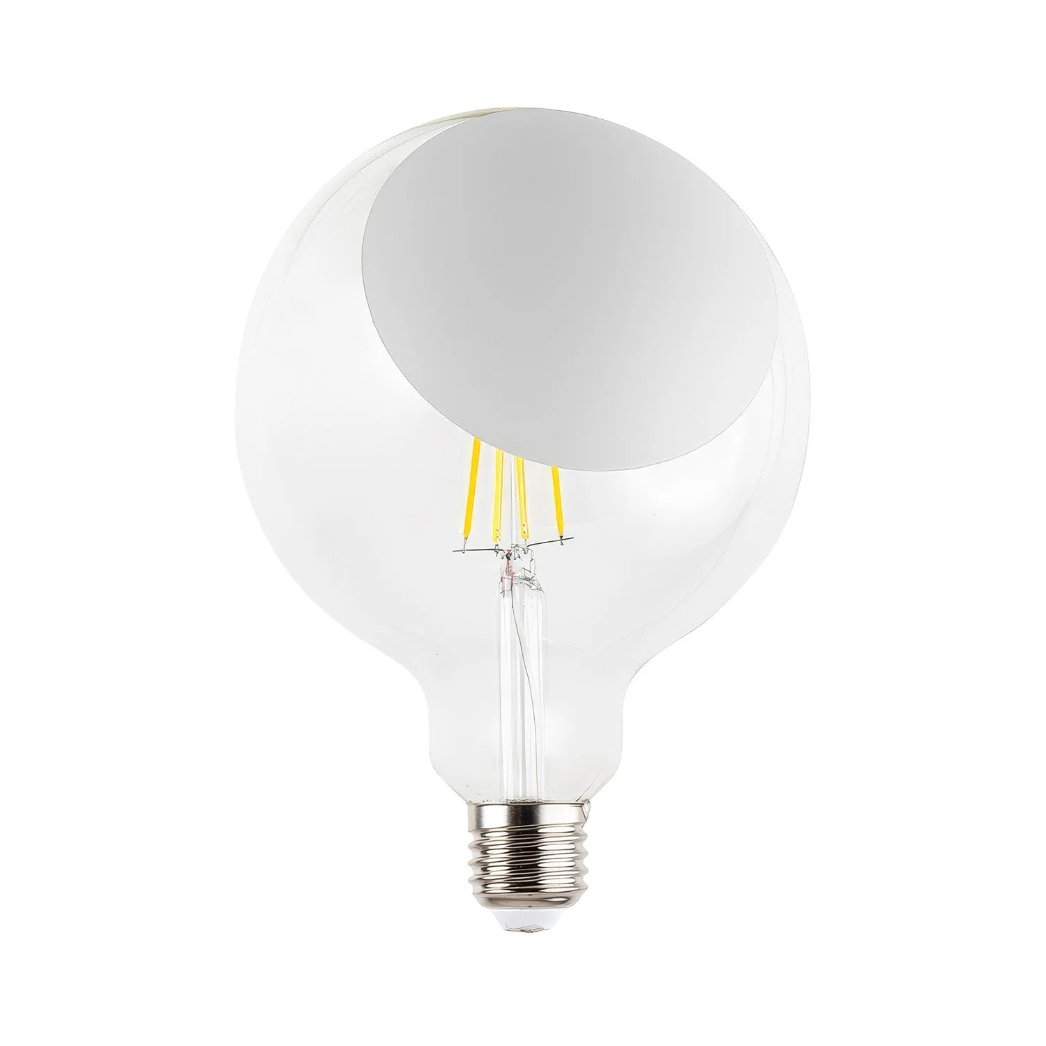 Ampoule LED Sofia G125 4,8W 806Lm E27 2700K Dimable - Blanc