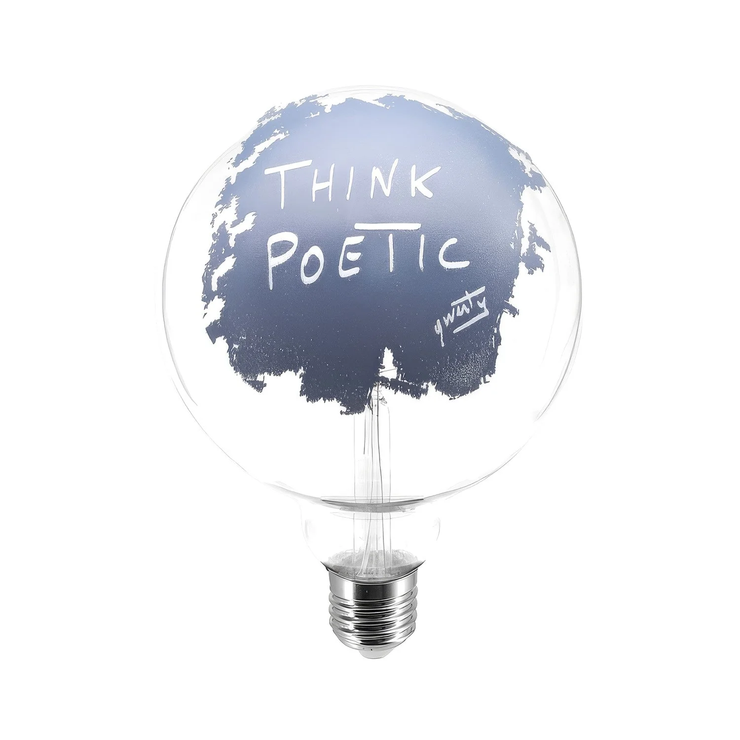 Ampoule LED Tattoo Think Poetic G125 4,5W 470Lm E27 2700K Dimmerable