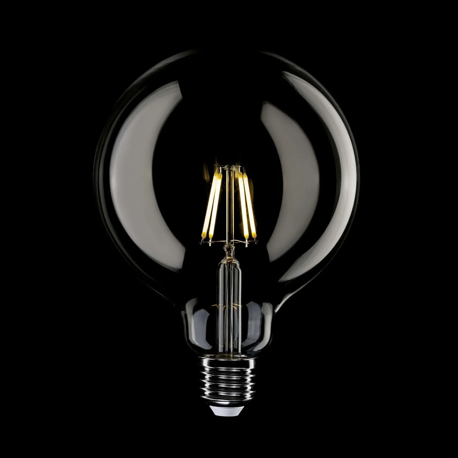 Ampoule LED Transparente Globe G125 4W 470Lm E27 2700K - E05 - Image 2