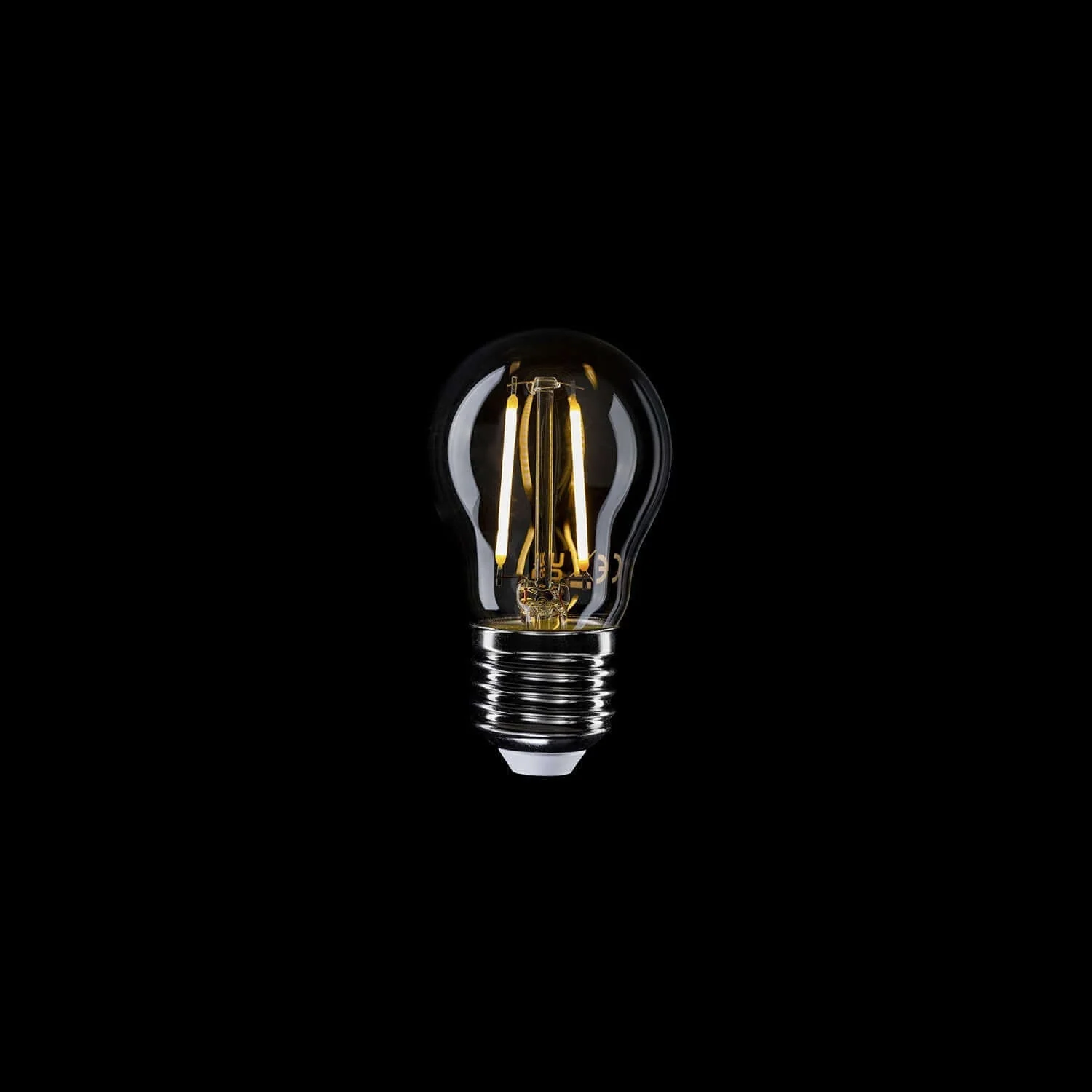 Ampoule LED Transparente Globetta G45 2W 136Lm E27 2700K - E08 - Image 2