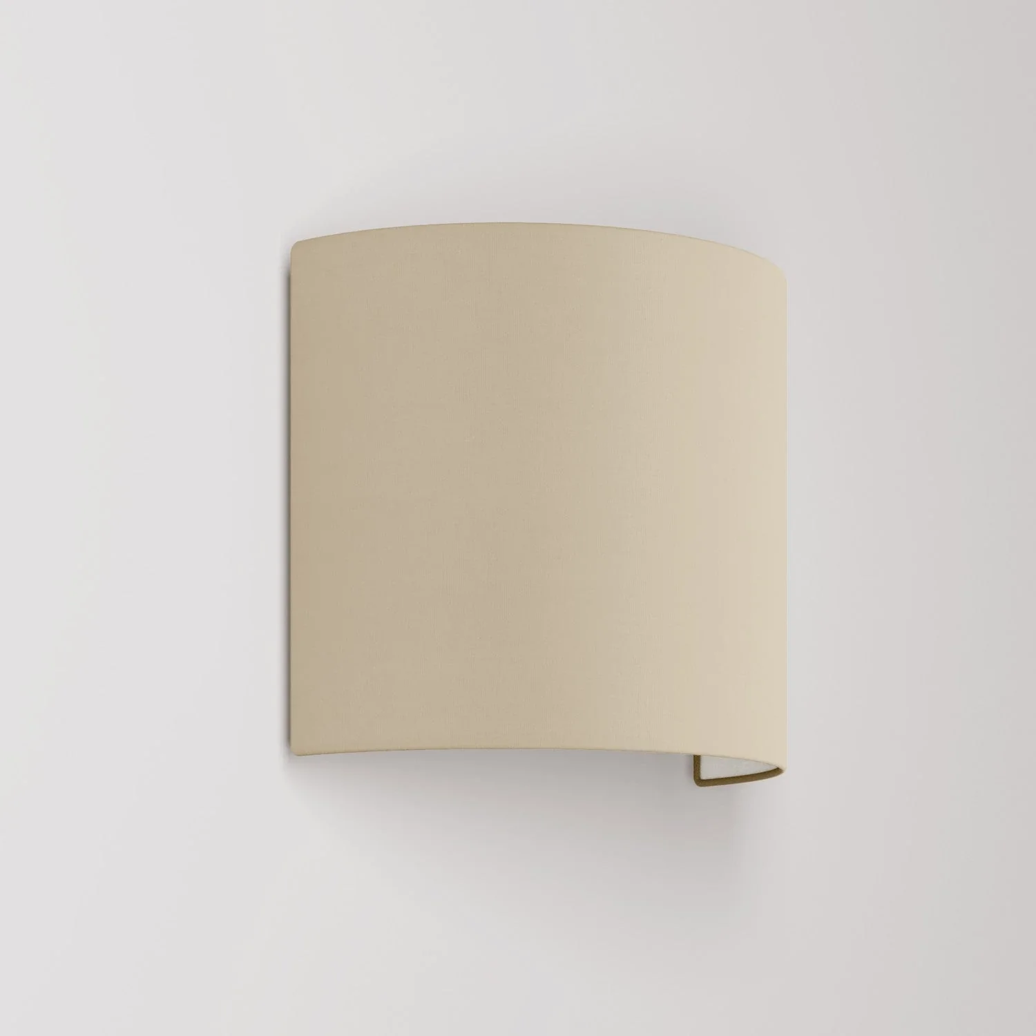 Applique Ventola avec abat-jour en tissu Arenal taupe - Made in Italy