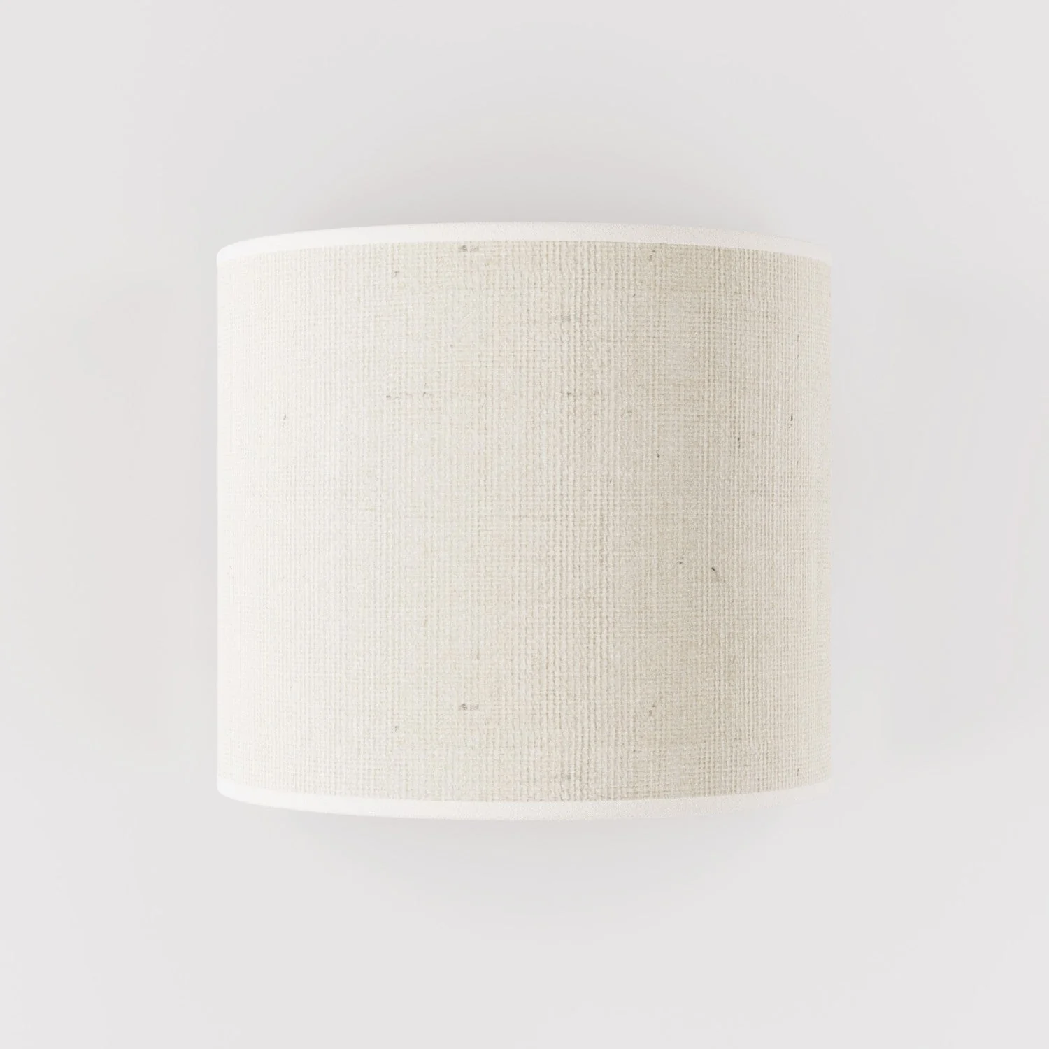 Applique Ventola avec abat-jour en tissu jute clair - Made in Italy - Image 3